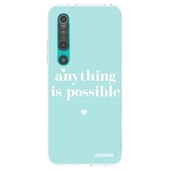 Picasee silikonový průhledný obal pro Xiaomi Mi 10 - Anything is possible