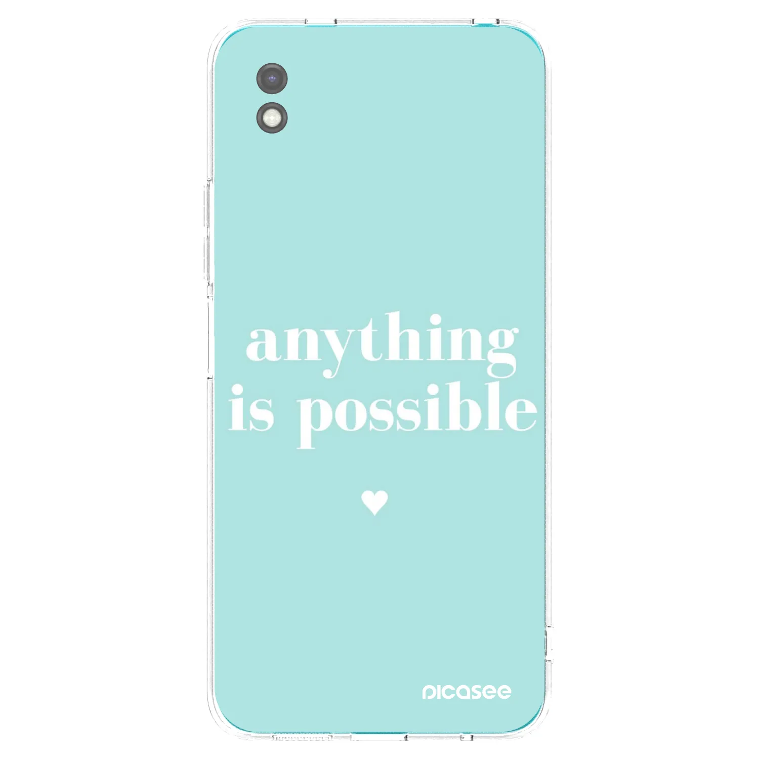 Picasee silikonový černý obal pro Xiaomi Redmi 9A - Anything is possible