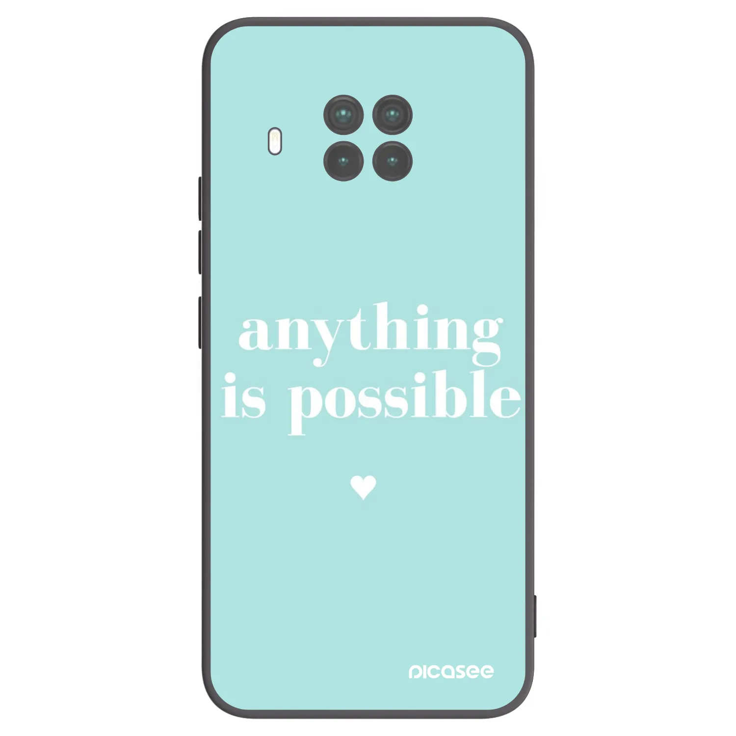 Picasee silikonový černý obal pro Xiaomi Mi 10T Lite - Anything is possible