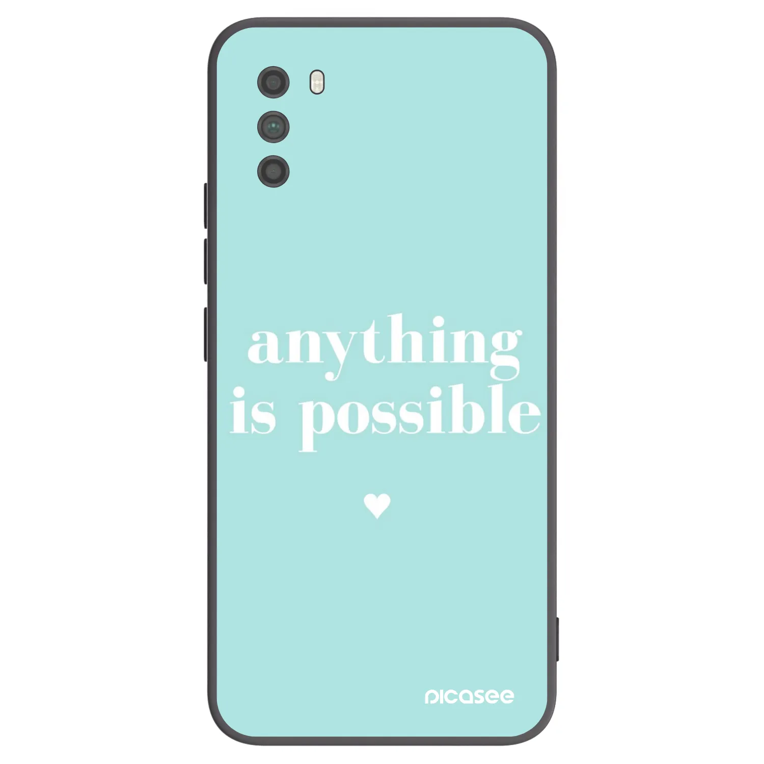 Picasee silikonový černý obal pro Xiaomi Poco M3 - Anything is possible
