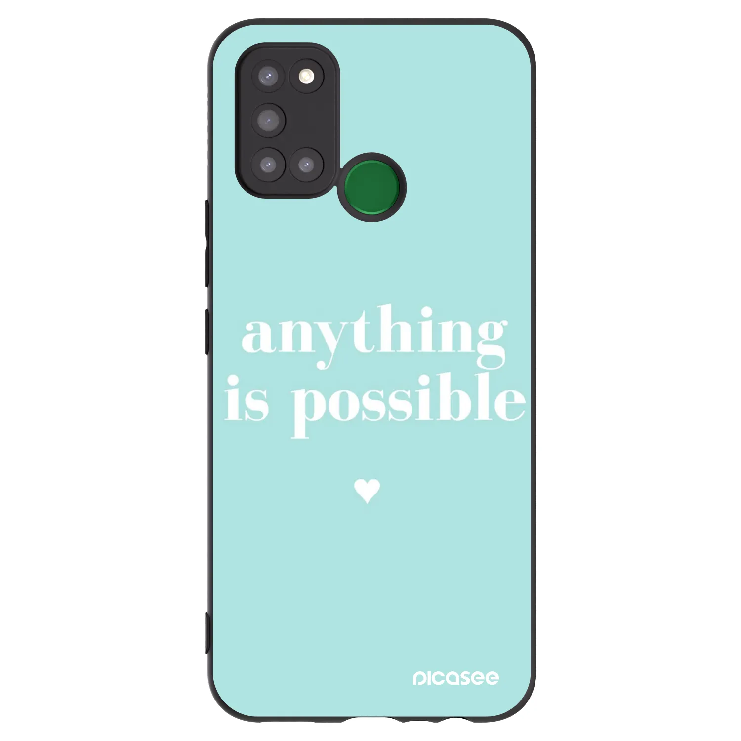 Picasee silikonový černý obal pro Realme 7i - Anything is possible
