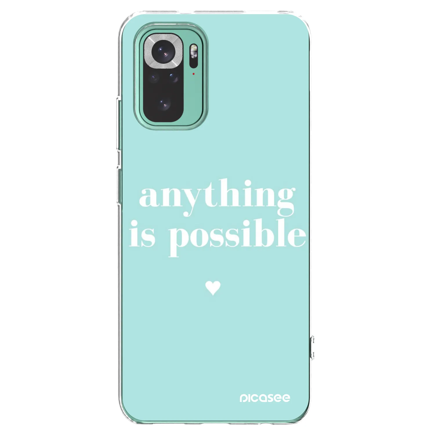 Picasee silikonový průhledný obal pro Xiaomi Redmi Note 10 Pro - Anything is possible