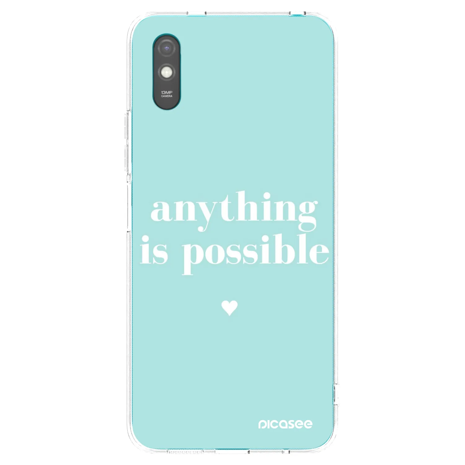 Picasee silikonový průhledný obal pro Xiaomi Redmi 9AT - Anything is possible