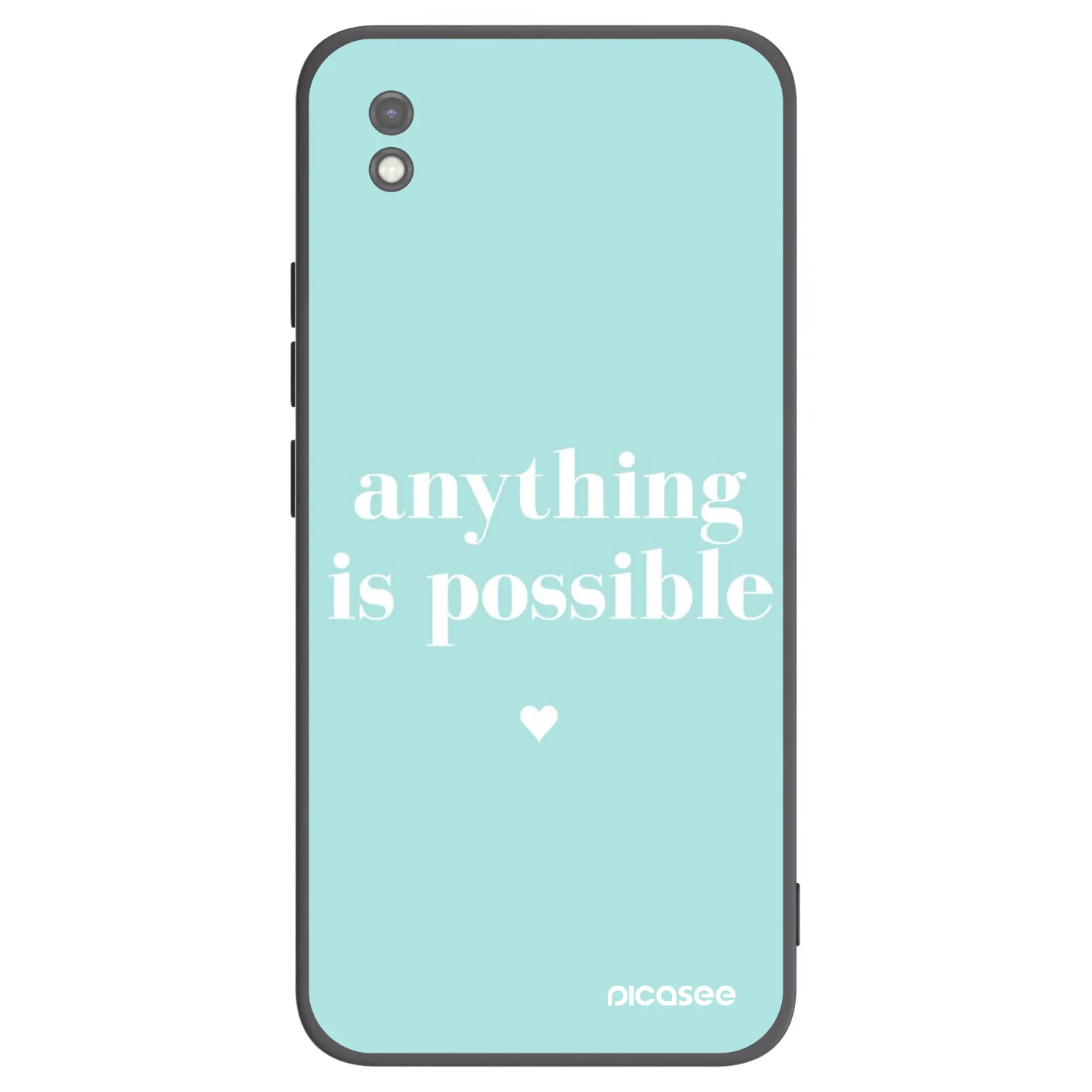 Picasee silikonový černý obal pro Xiaomi Redmi 9AT - Anything is possible