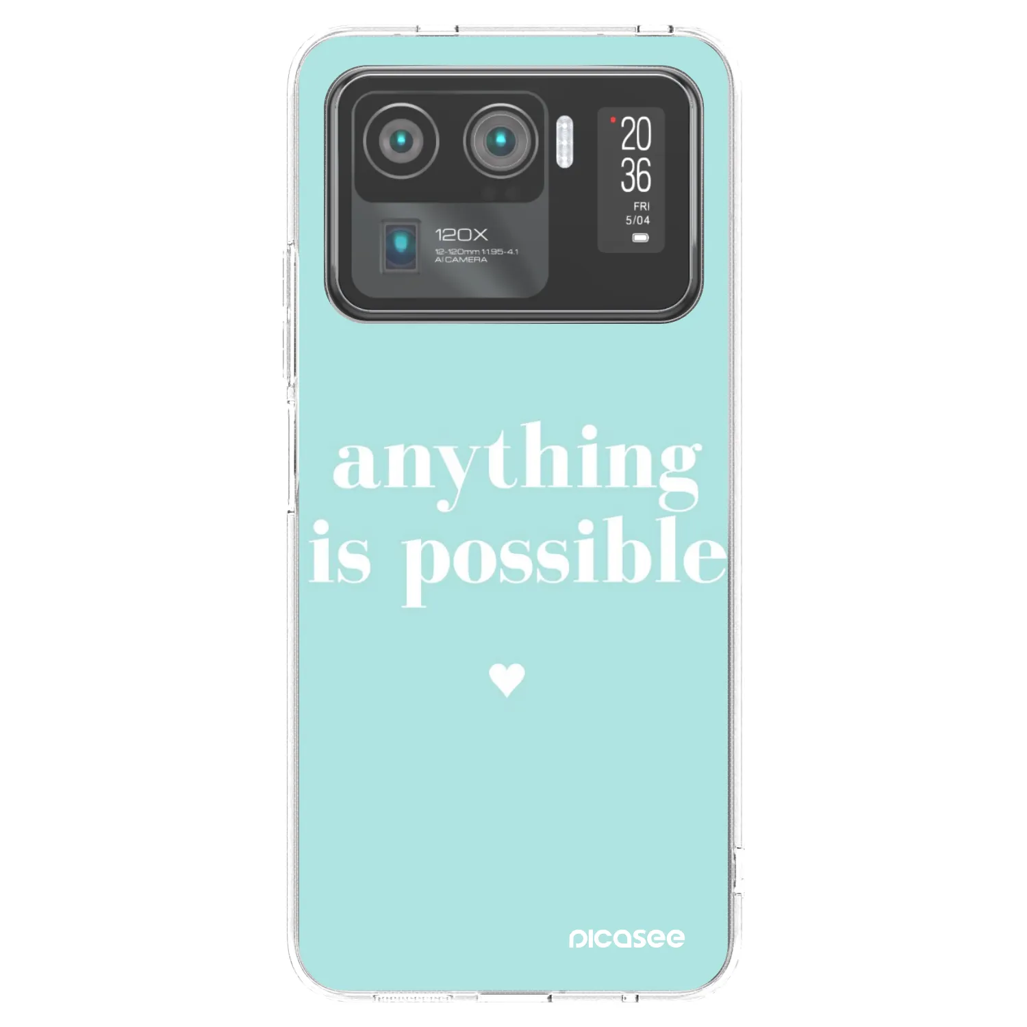 Picasee silikonový průhledný obal pro Xiaomi Mi 11 Ultra - Anything is possible