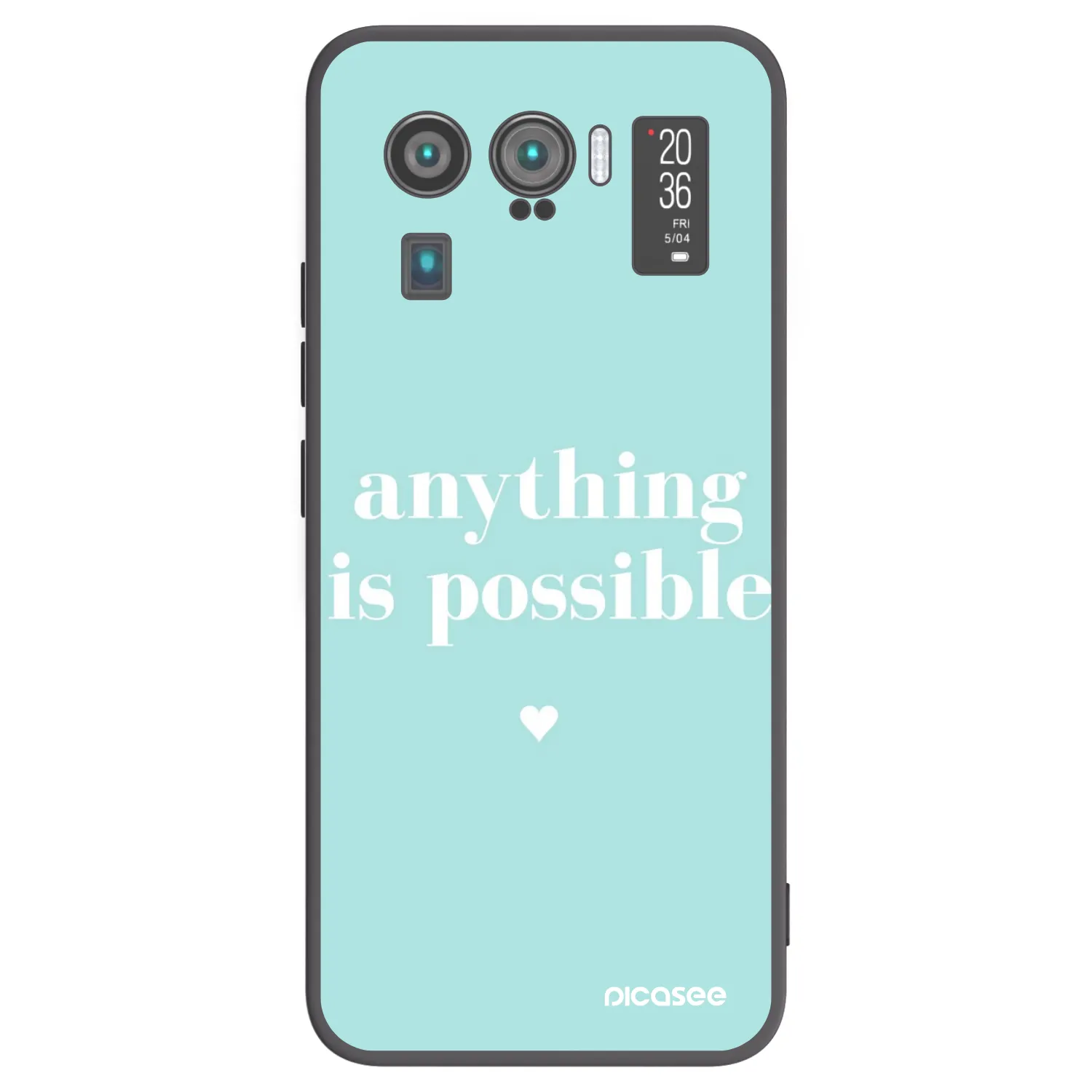 Picasee silikonový černý obal pro Xiaomi Mi 11 Ultra - Anything is possible