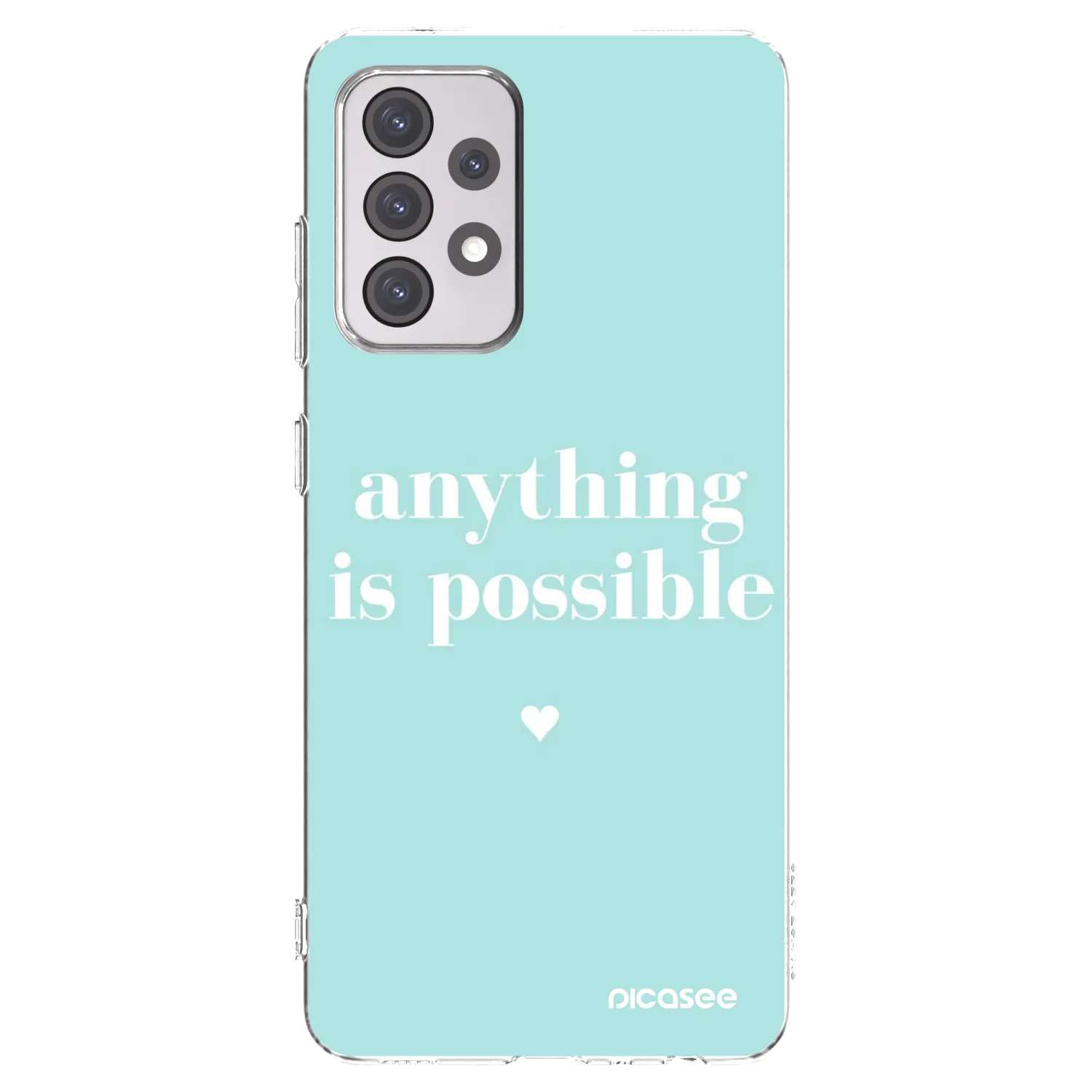 Picasee silikonový průhledný obal pro Samsung Galaxy A52s 5G A528B - Anything is possible