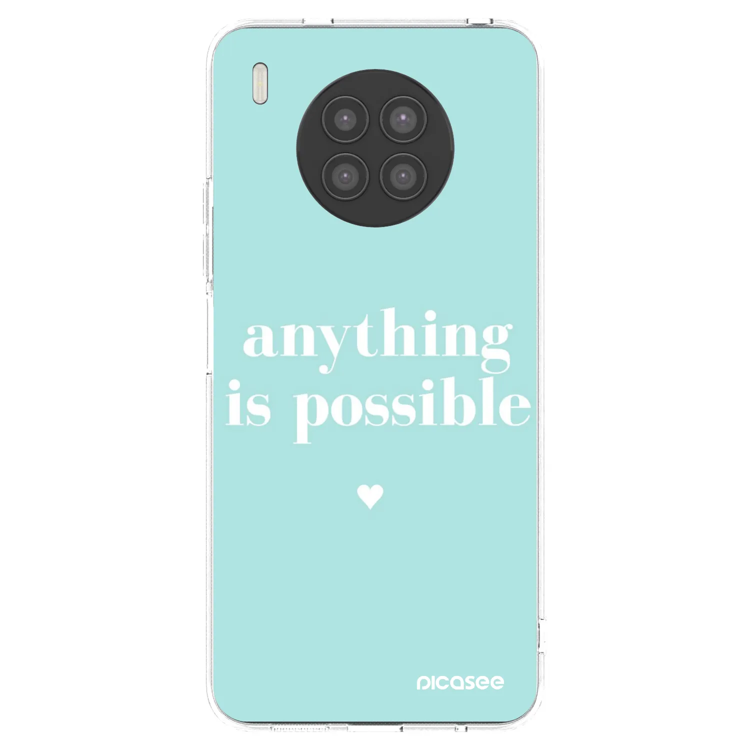 Picasee silikonový průhledný obal pro Huawei Nova 8i - Anything is possible