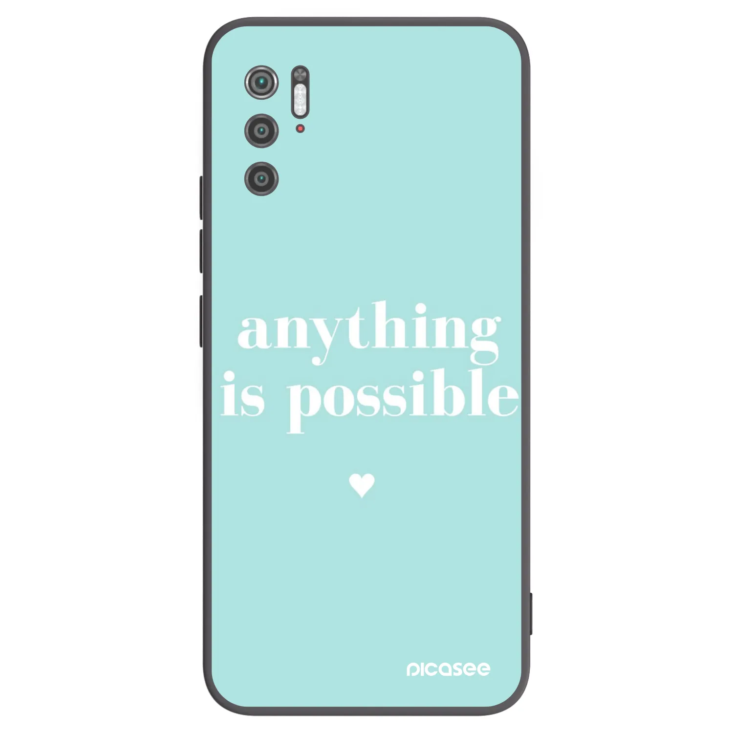 Picasee silikonový černý obal pro Xiaomi Poco M3 Pro 5G - Anything is possible
