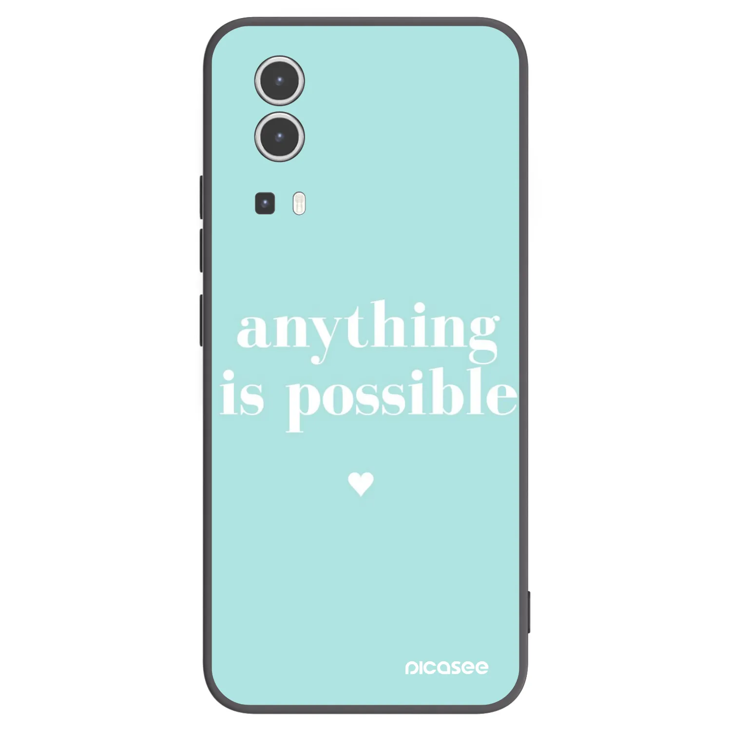 Picasee silikonový černý obal pro Vivo Y72 5G - Anything is possible