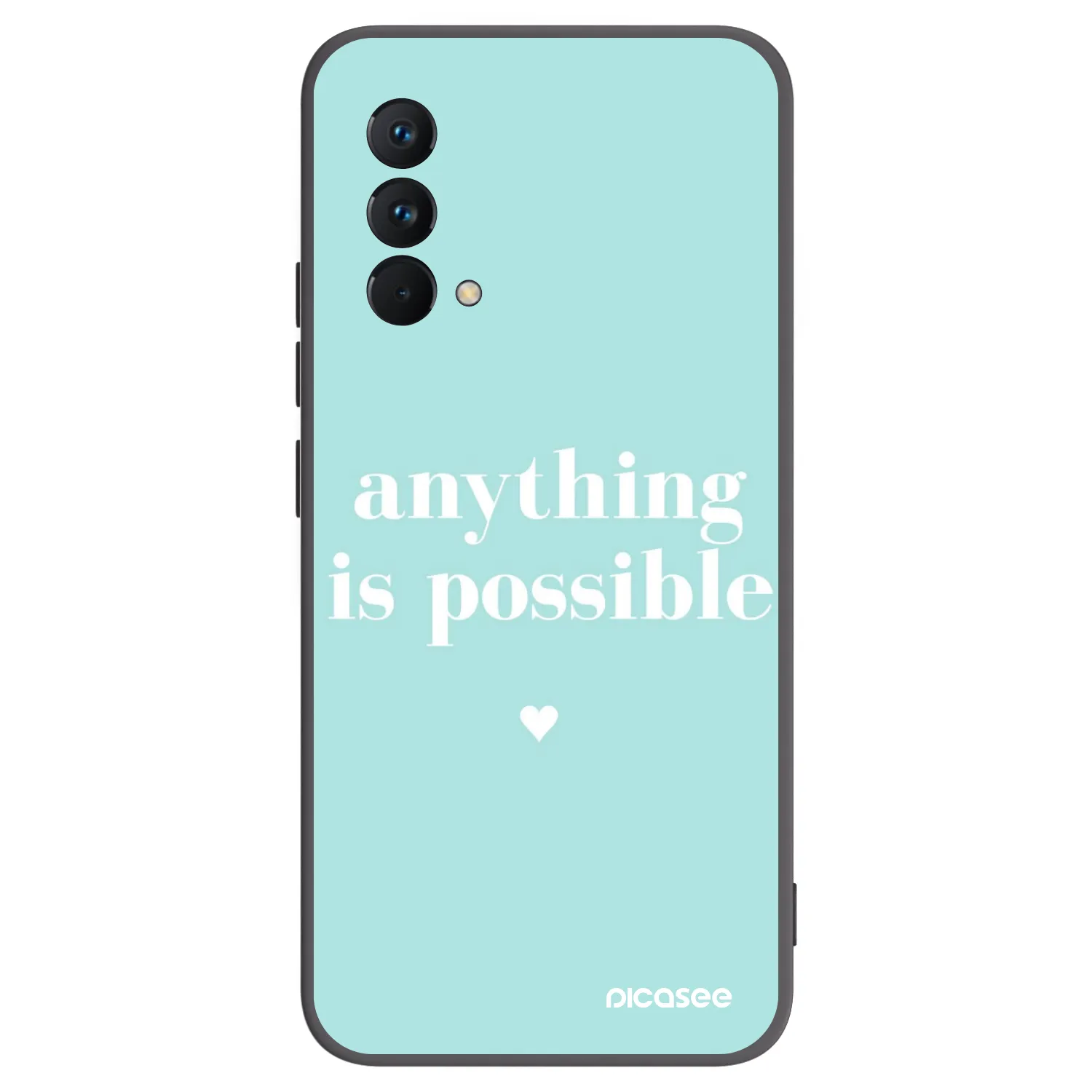 Picasee silikonový černý obal pro Realme GT Master Edition 5G - Anything is possible