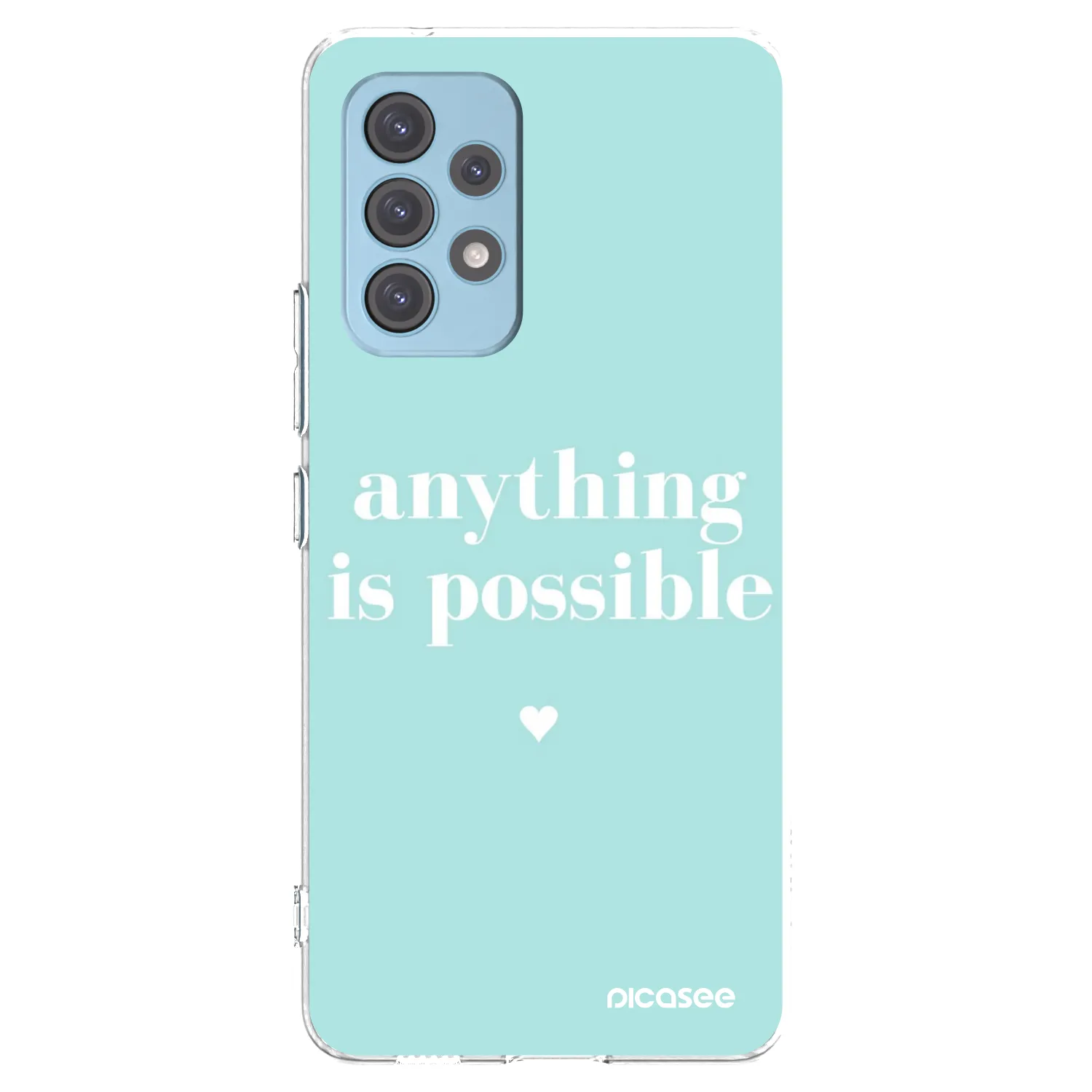 Picasee silikonový průhledný obal pro Samsung Galaxy A53 5G A536 - Anything is possible