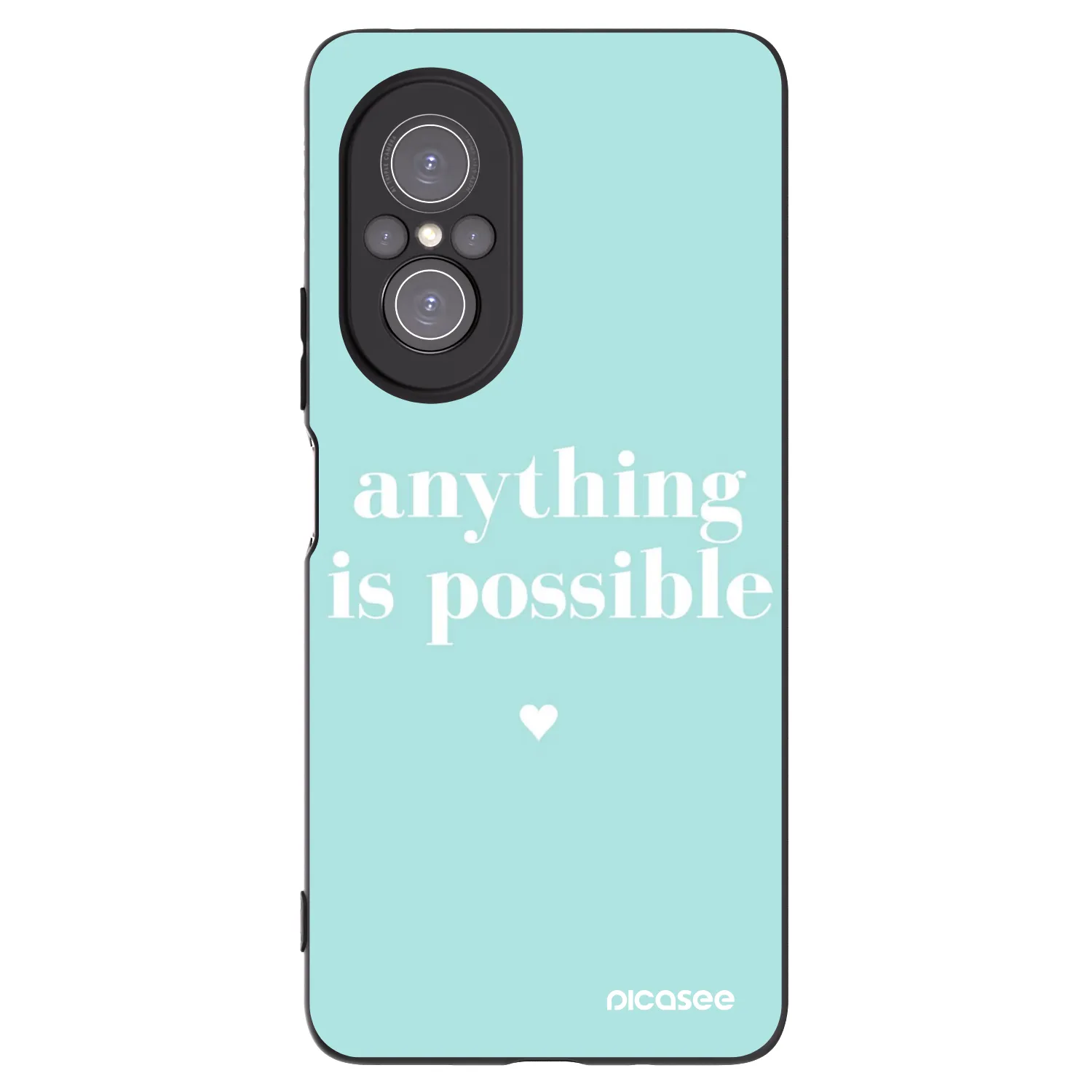 Picasee silikonový černý obal pro Huawei Nova 9 SE - Anything is possible
