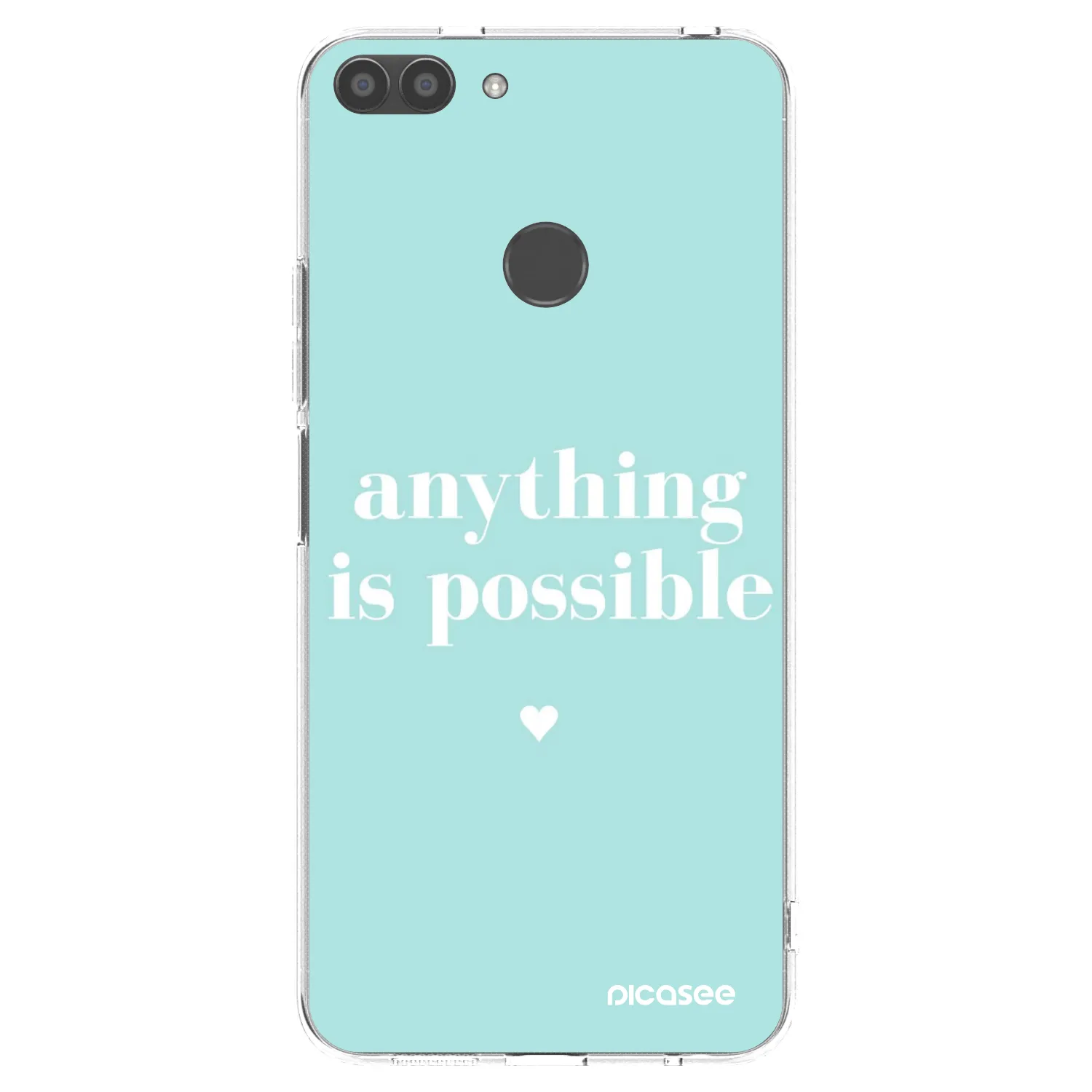 Picasee silikonový průhledný obal pro Huawei P Smart - Anything is possible
