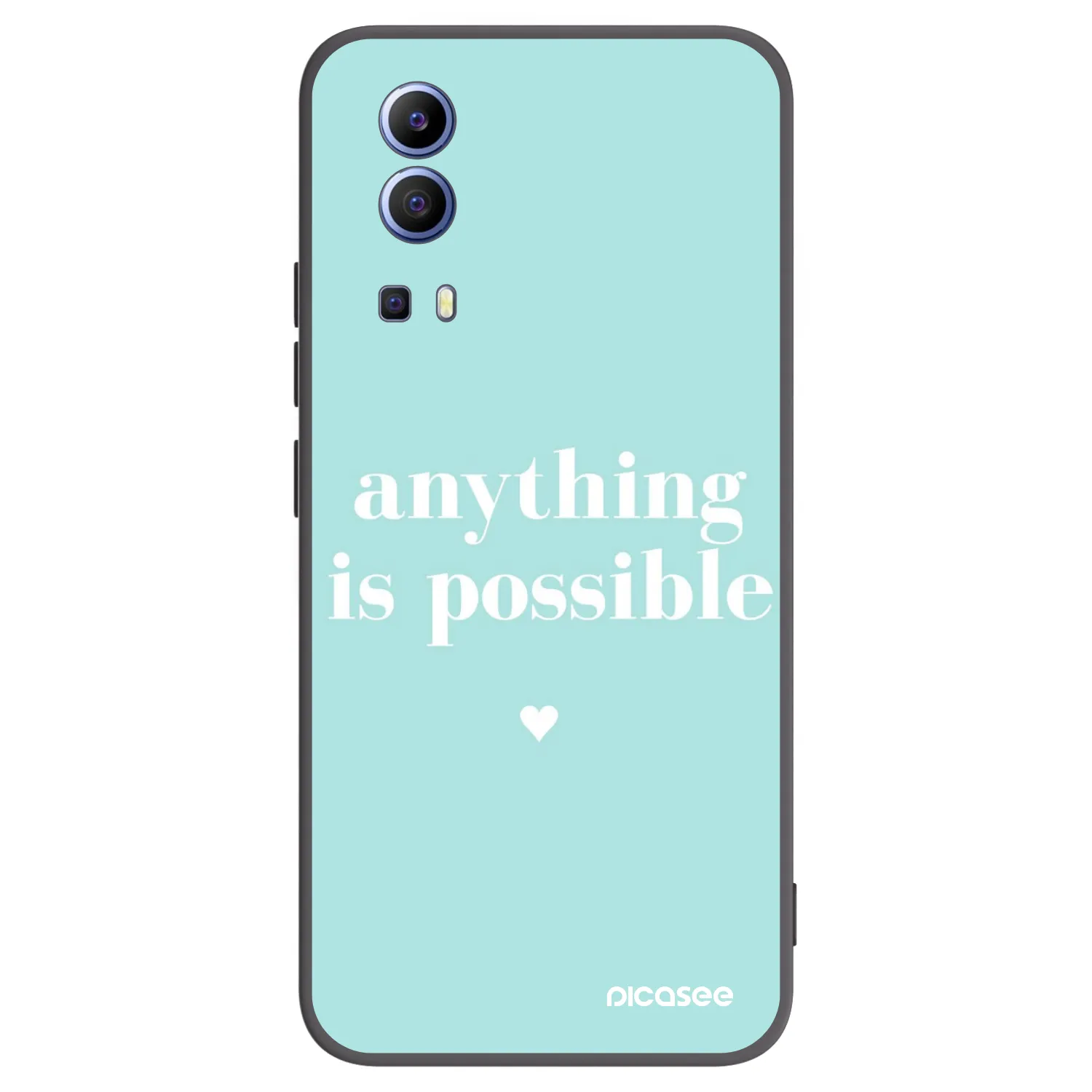 Picasee silikonový černý obal pro Vivo Y52 5G - Anything is possible