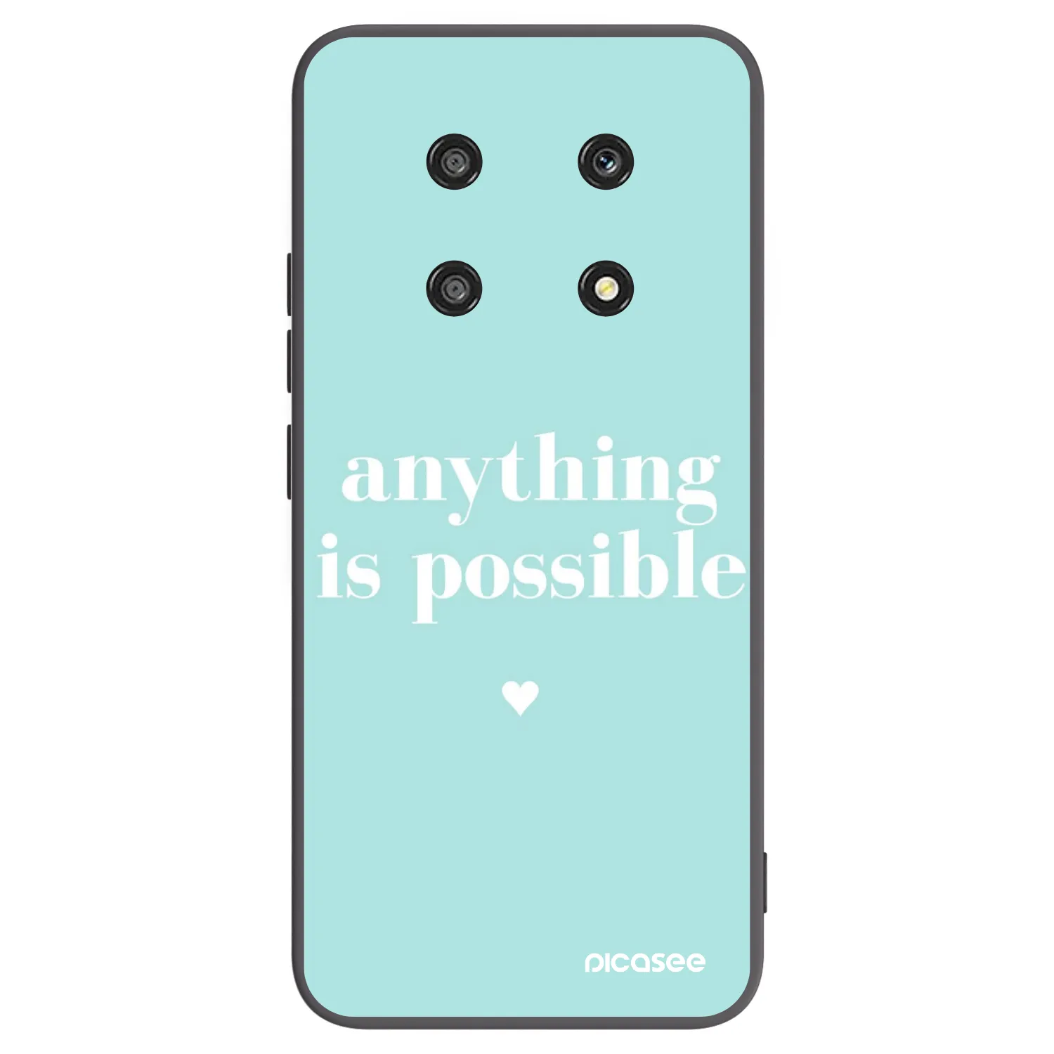 Picasee silikonový černý obal pro Honor Magic4 Lite 5G - Anything is possible