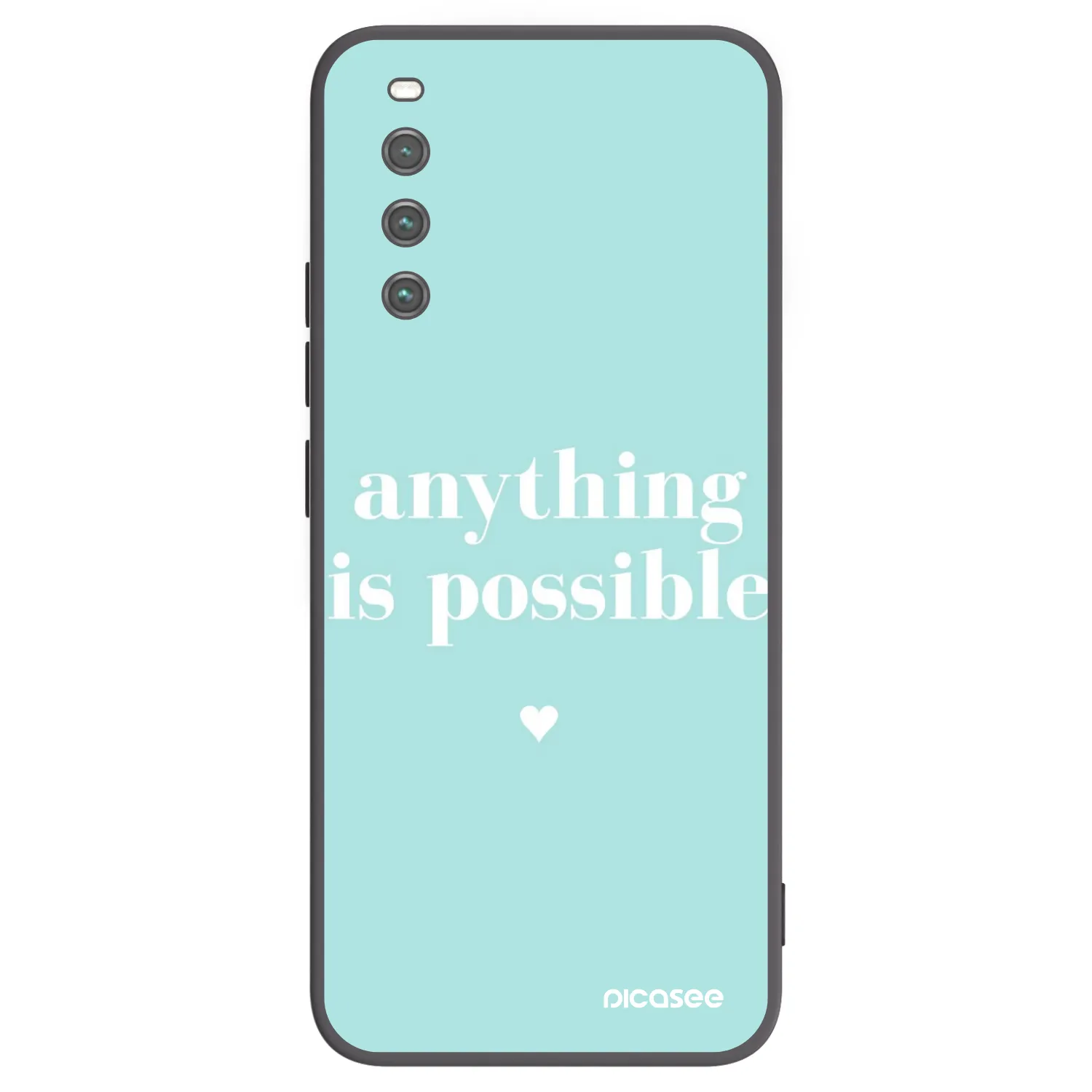 Picasee silikonový černý obal pro Sony Xperia 10 IV 5G - Anything is possible