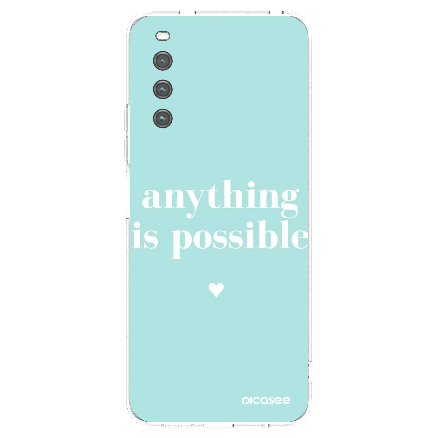 Picasee silikonový průhledný obal pro Sony Xperia 10 IV 5G - Anything is possible