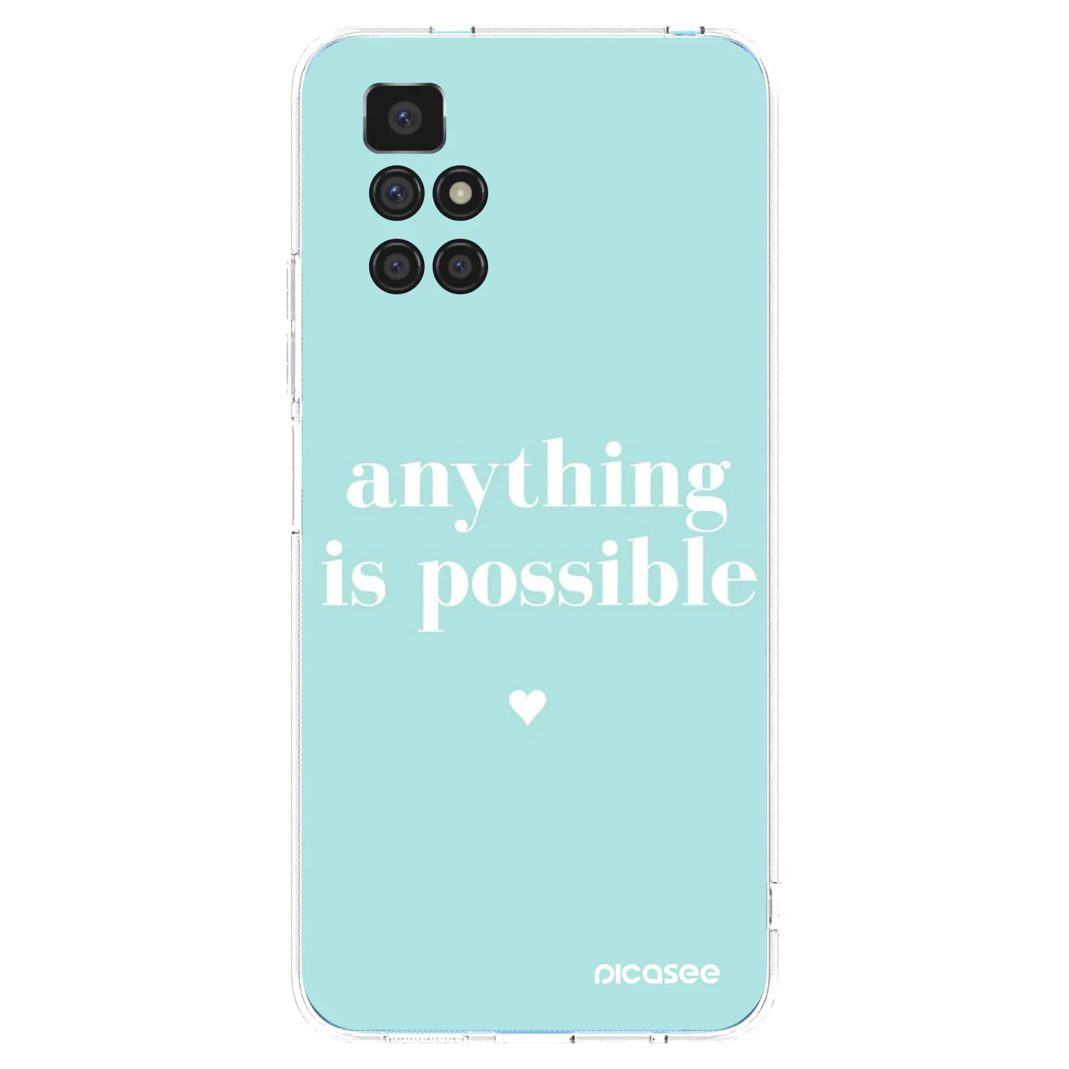 Picasee silikonový průhledný obal pro Xiaomi Redmi 10 (2022) - Anything is possible
