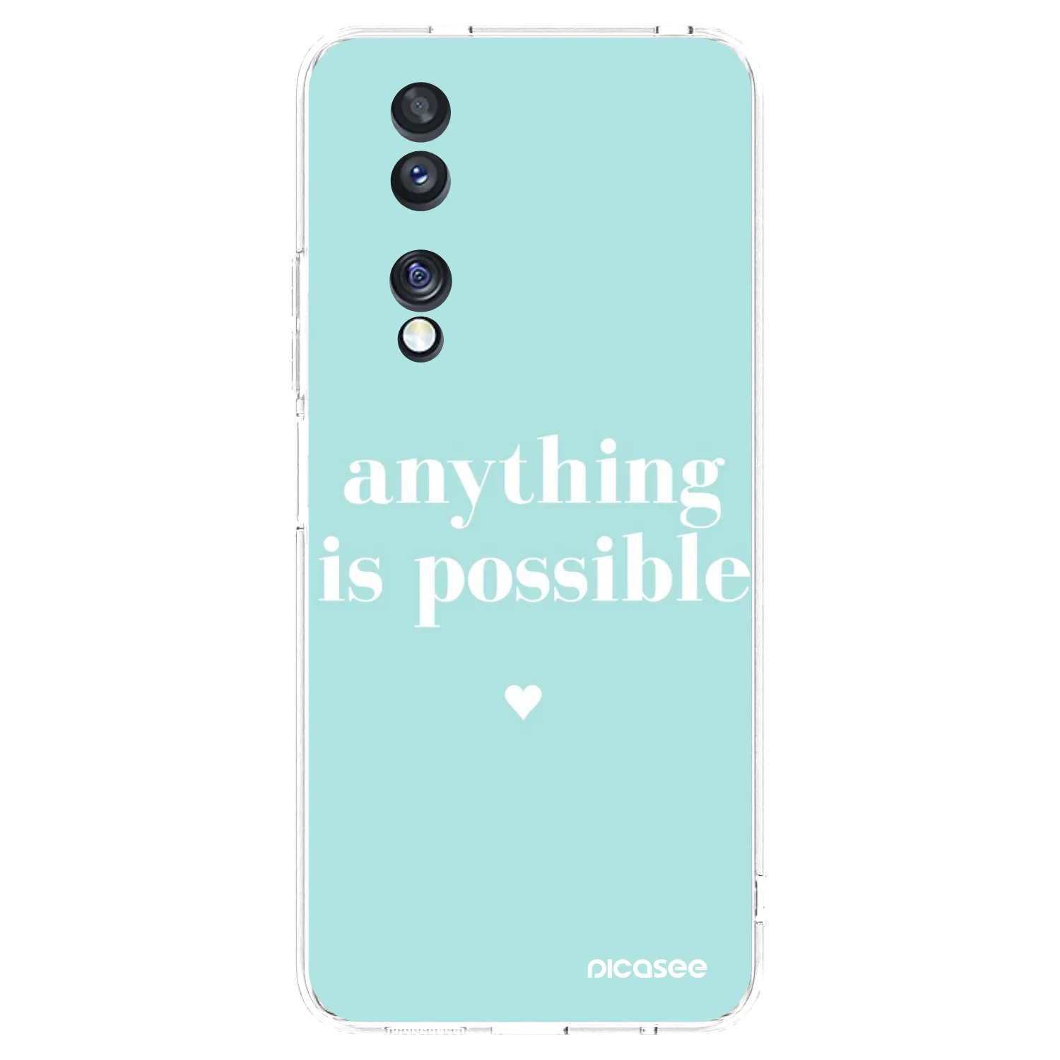Picasee silikonový průhledný obal pro Honor 70 - Anything is possible