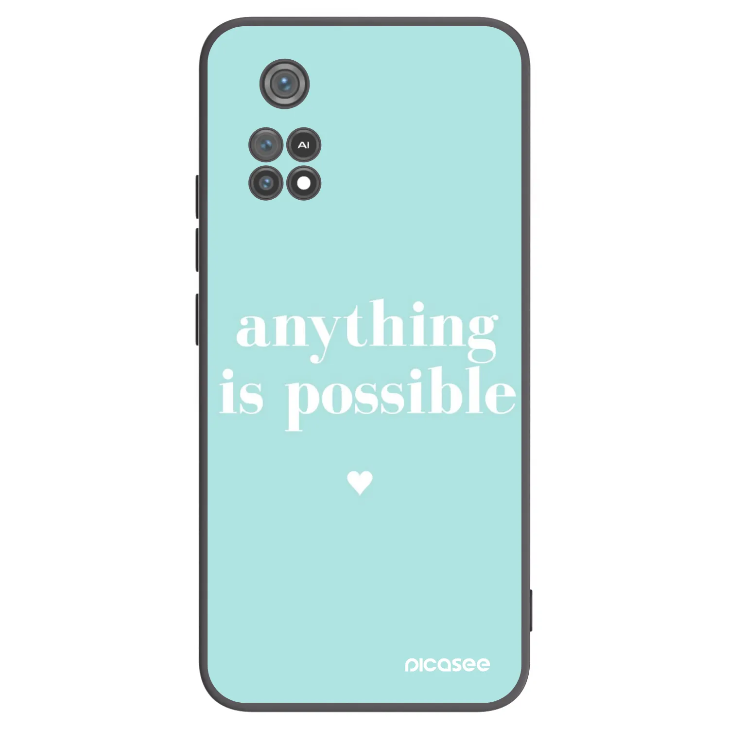 Picasee silikonový černý obal pro Xiaomi Poco M4 Pro - Anything is possible