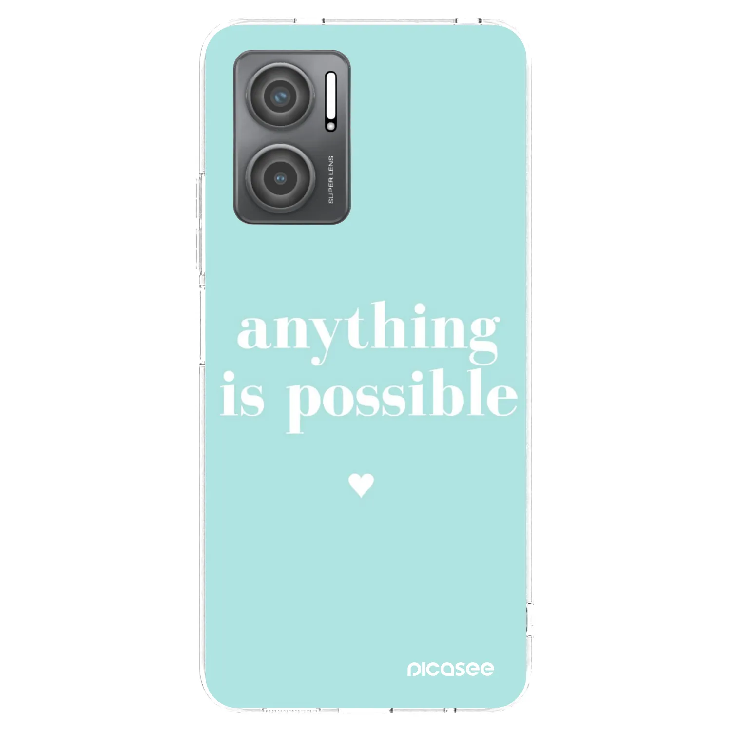 Picasee silikonový průhledný obal pro Xiaomi Redmi 10 5G - Anything is possible