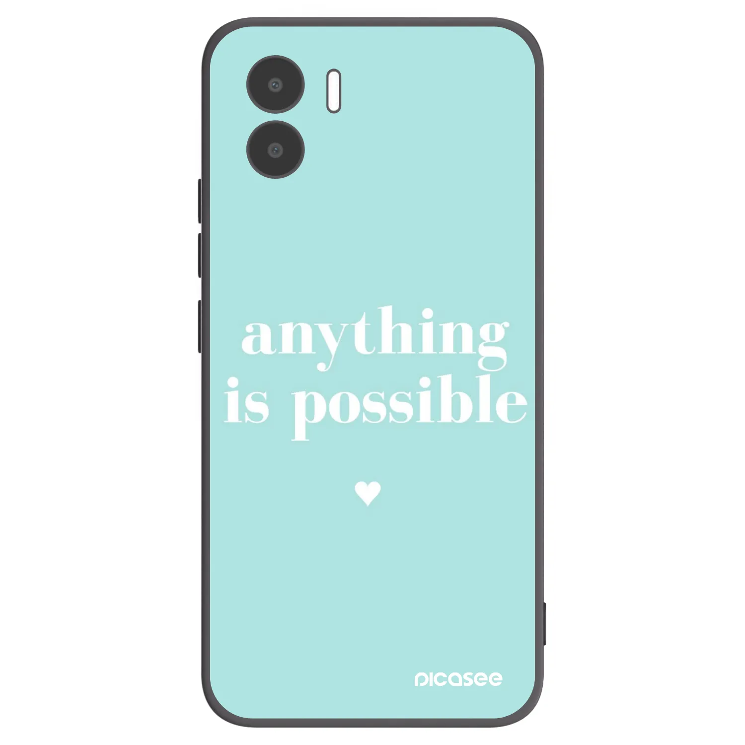 Picasee silikonový černý obal pro Xiaomi Redmi A1 - Anything is possible