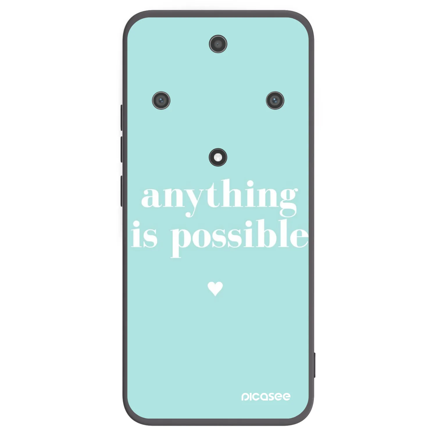 Picasee silikonový černý obal pro Honor Magic5 Lite 5G - Anything is possible