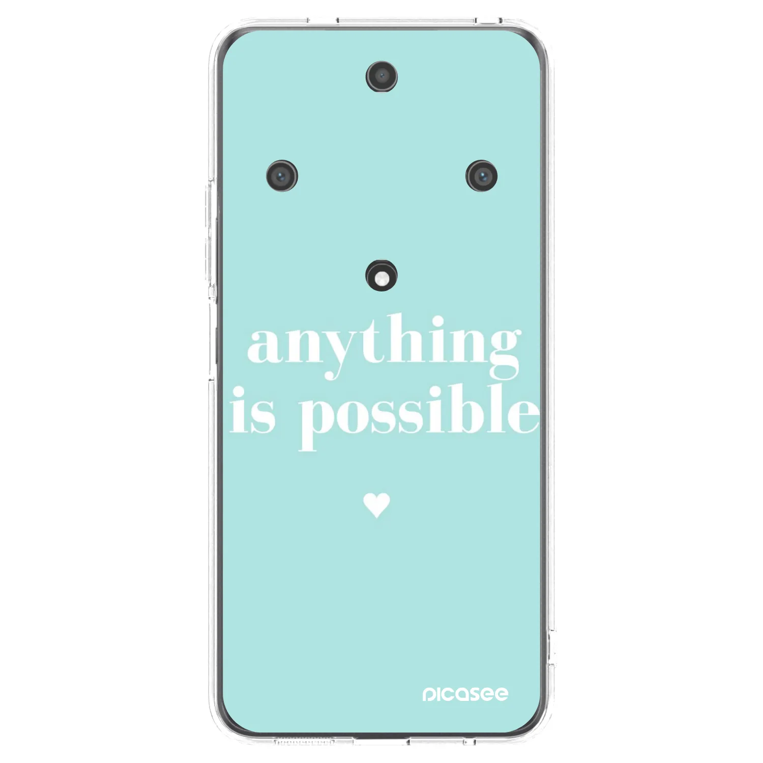 Picasee silikonový průhledný obal pro Honor Magic5 Lite 5G - Anything is possible