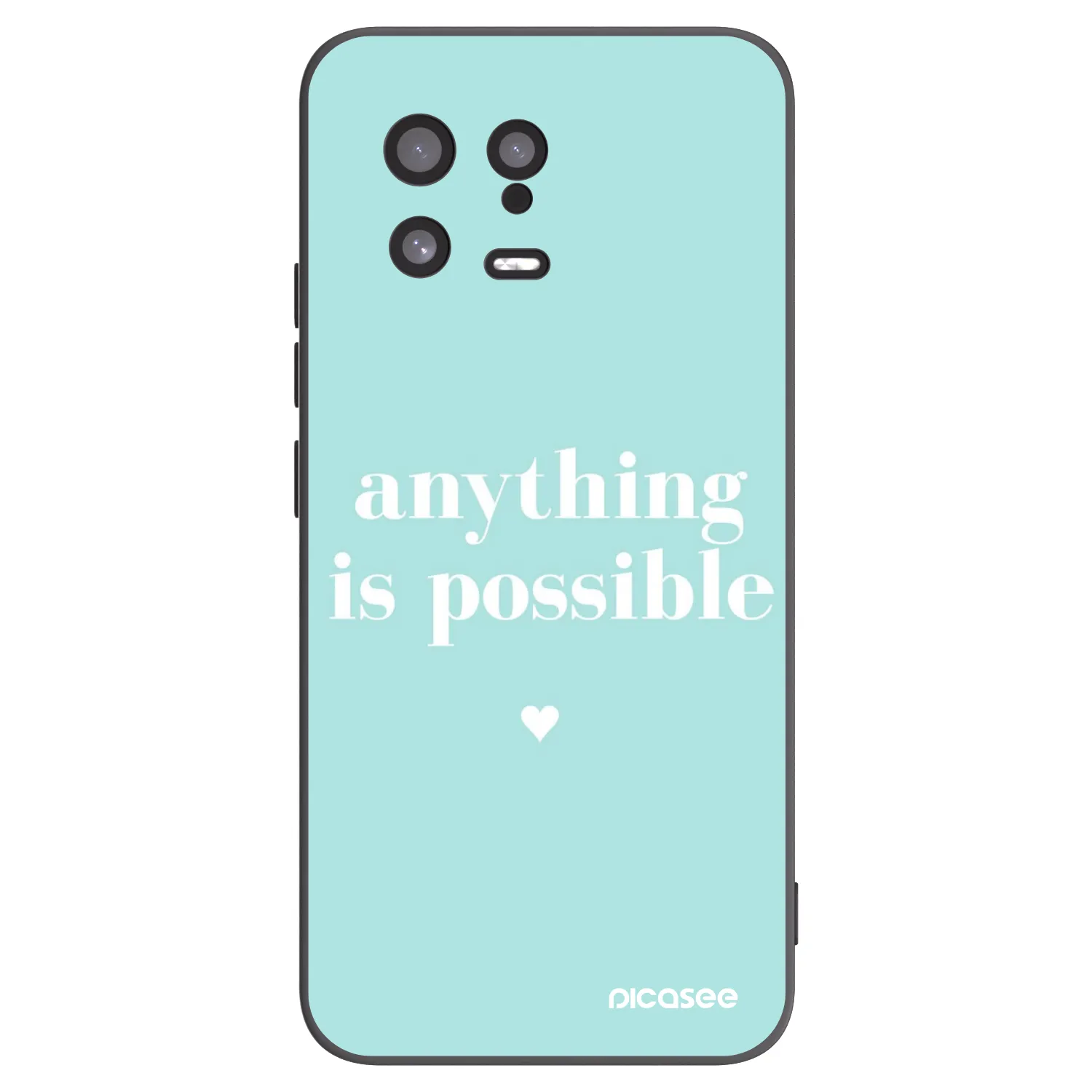 Picasee silikonový černý obal pro Xiaomi 13 - Anything is possible