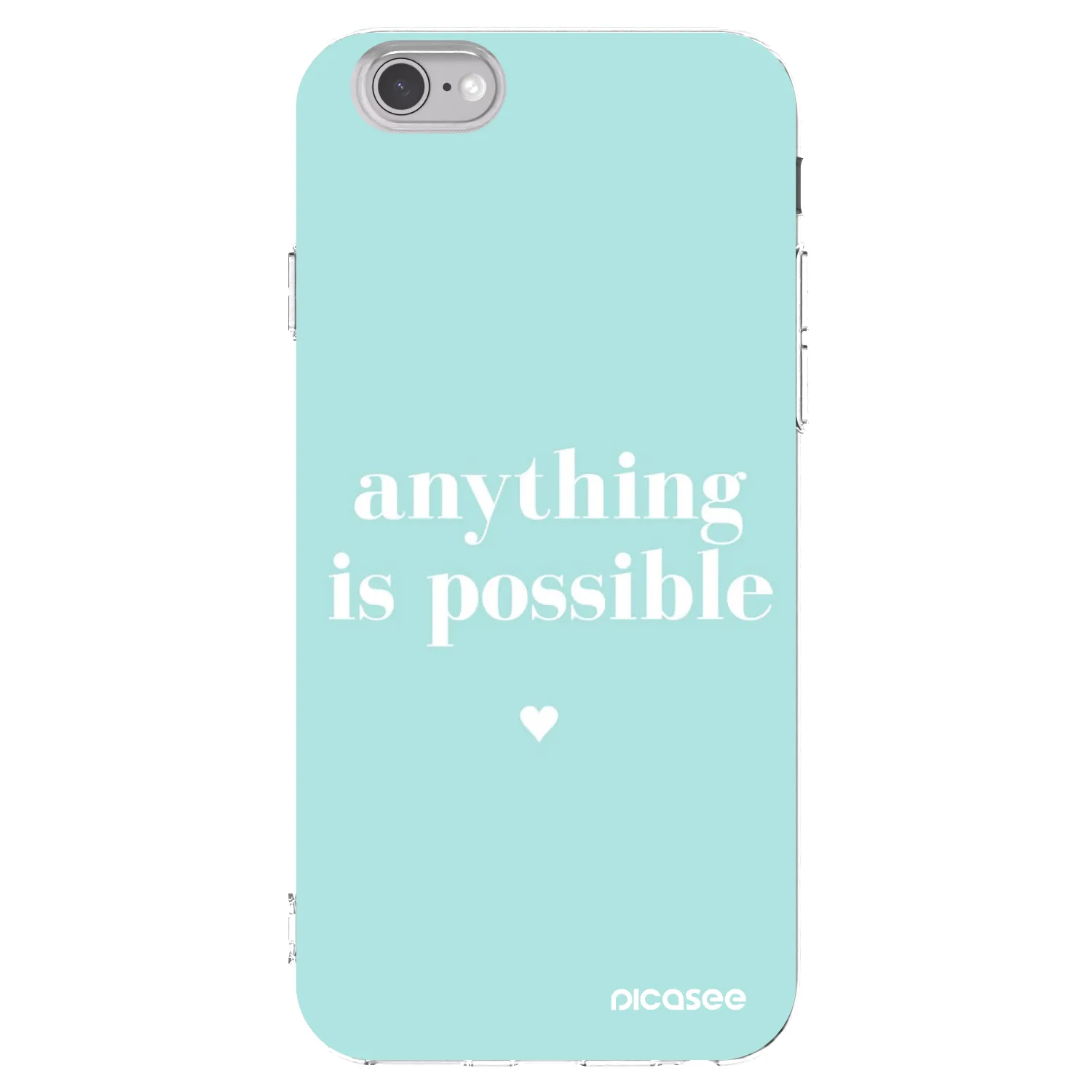 Picasee silikonový průhledný obal pro Apple iPhone 6/6S - Anything is possible