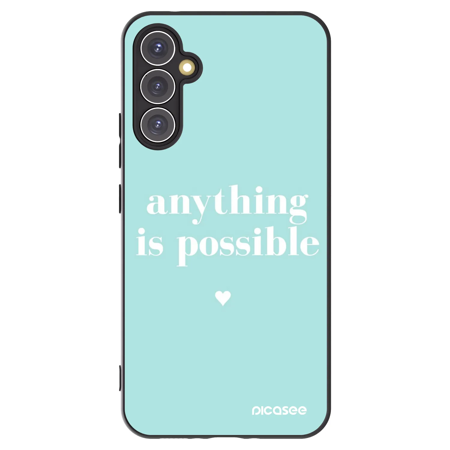 Picasee silikonový černý obal pro Samsung Galaxy A34 5G A346B - Anything is possible