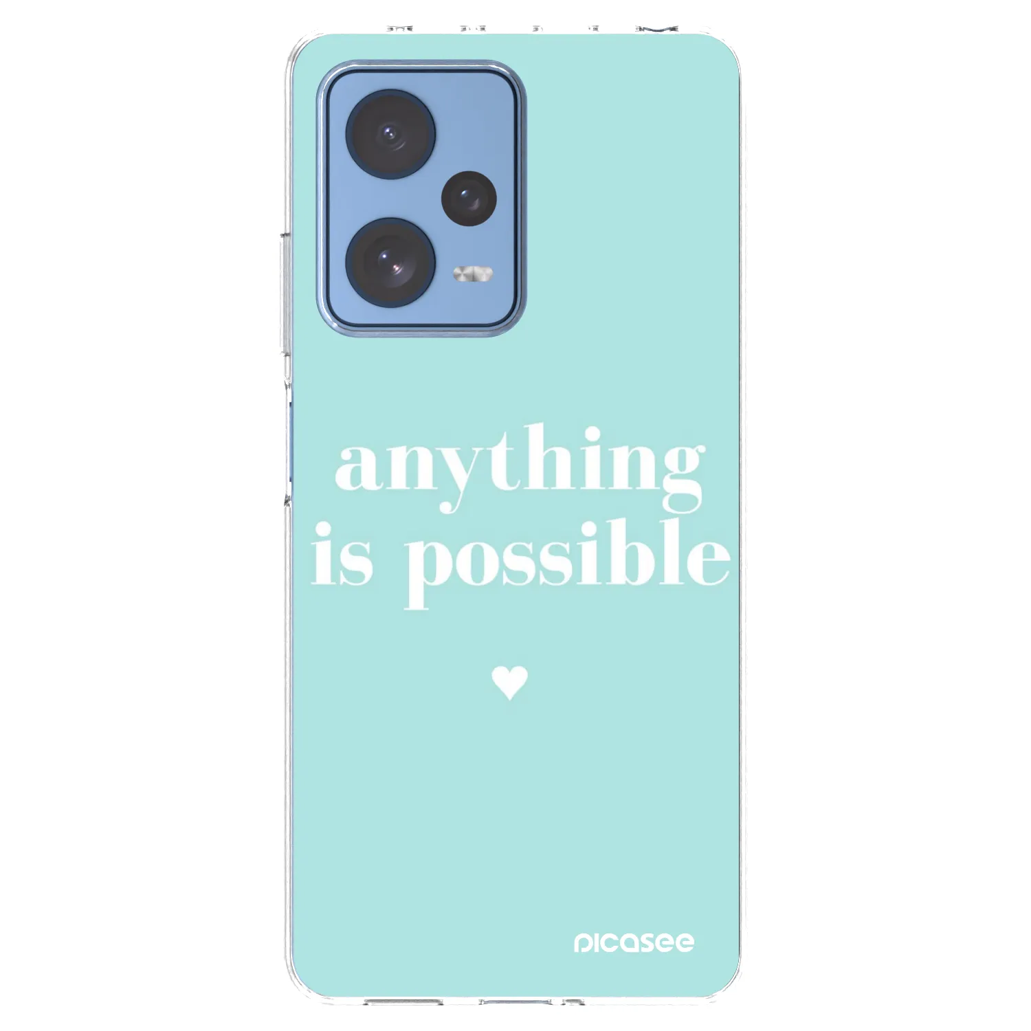 Picasee silikonový průhledný obal pro Xiaomi Redmi Note 12 Pro 5G - Anything is possible