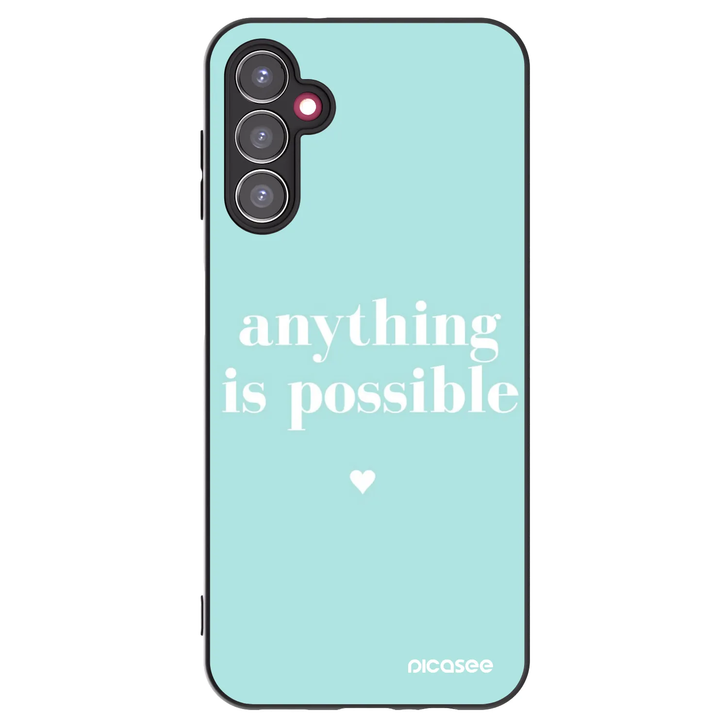 Picasee silikonový černý obal pro Samsung Galaxy A14 4G A145R - Anything is possible