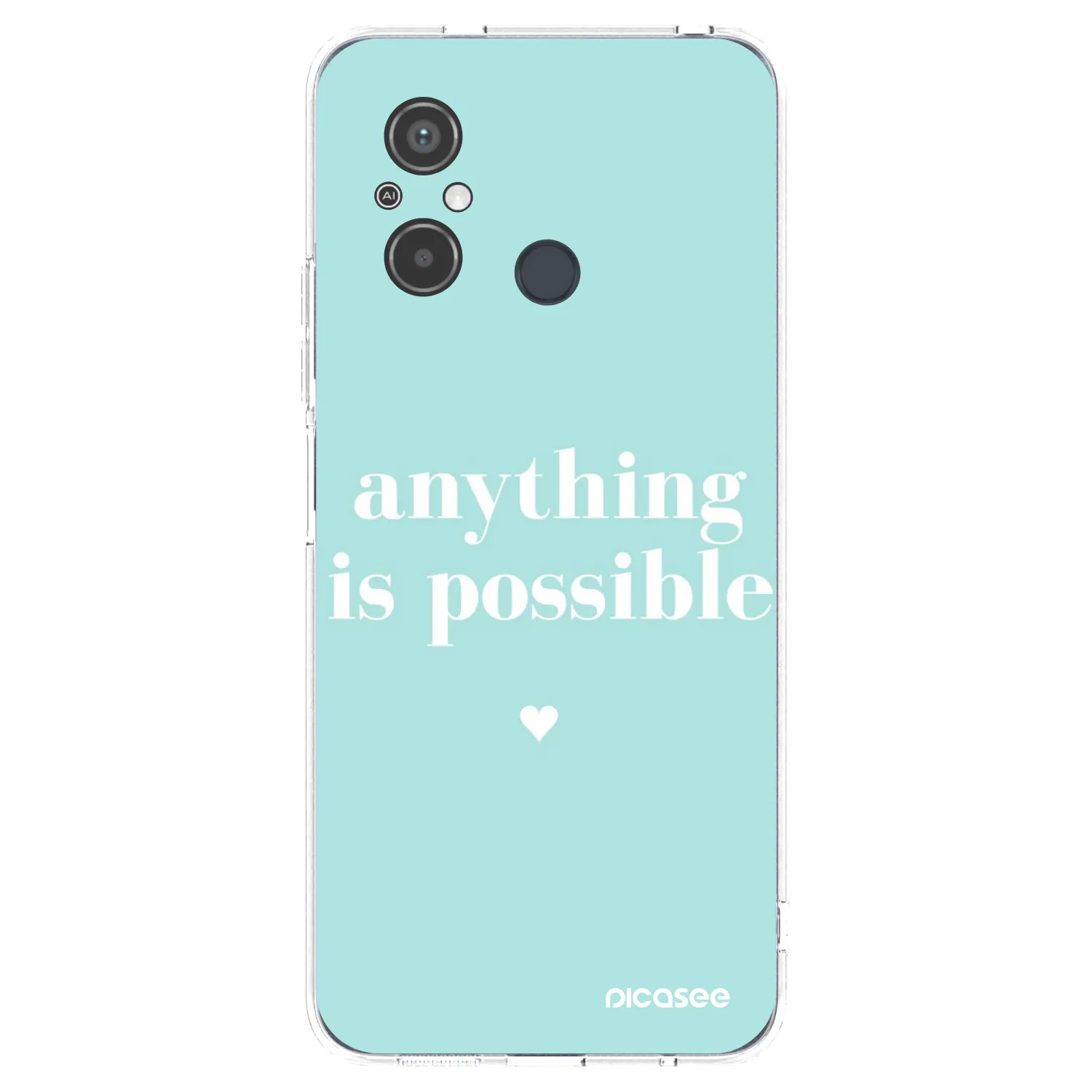 Picasee silikonový průhledný obal pro Xiaomi Redmi 12C - Anything is possible