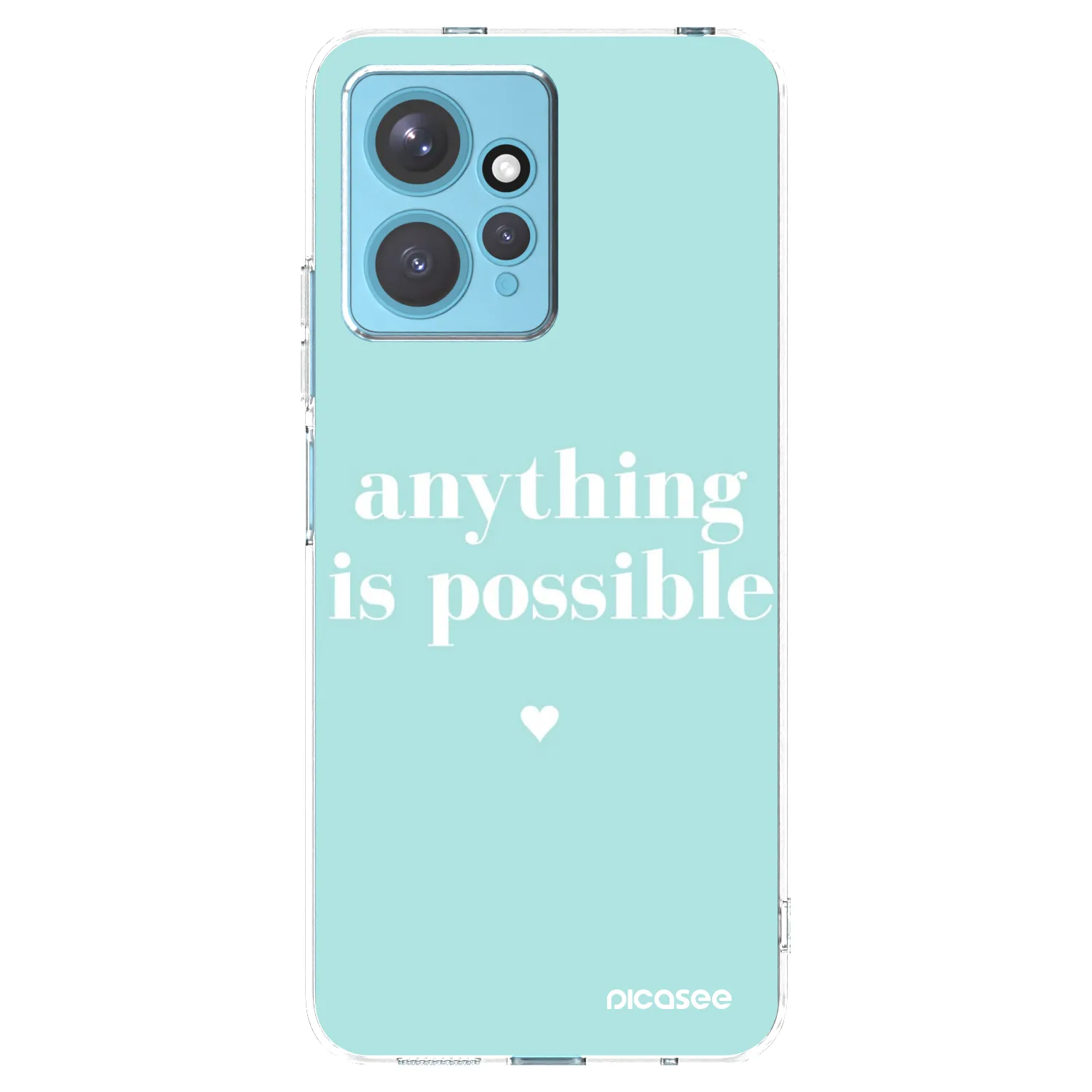 Picasee silikonový průhledný obal pro Xiaomi Redmi Note 12 4G - Anything is possible