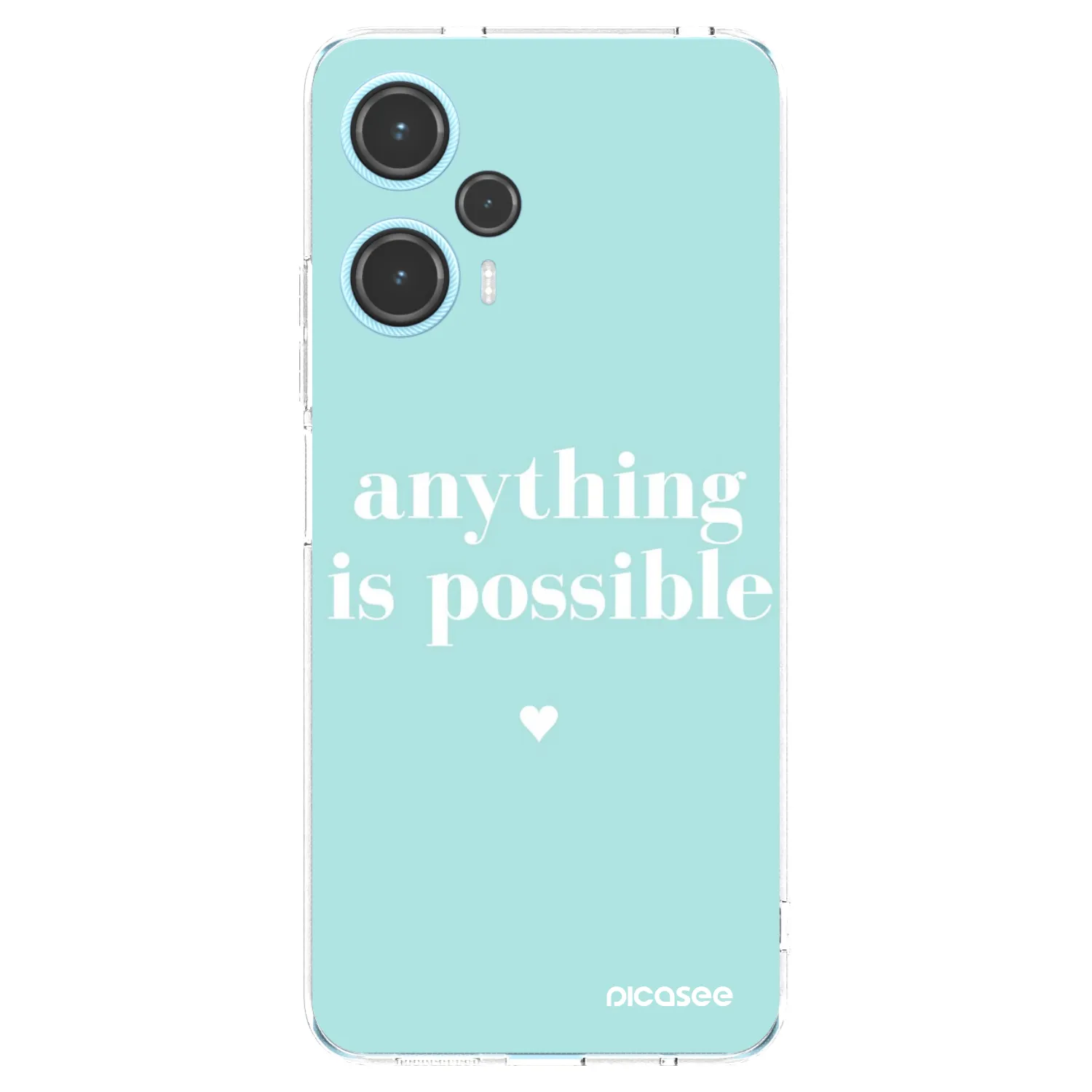 Picasee silikonový průhledný obal pro Xiaomi Poco F5 - Anything is possible