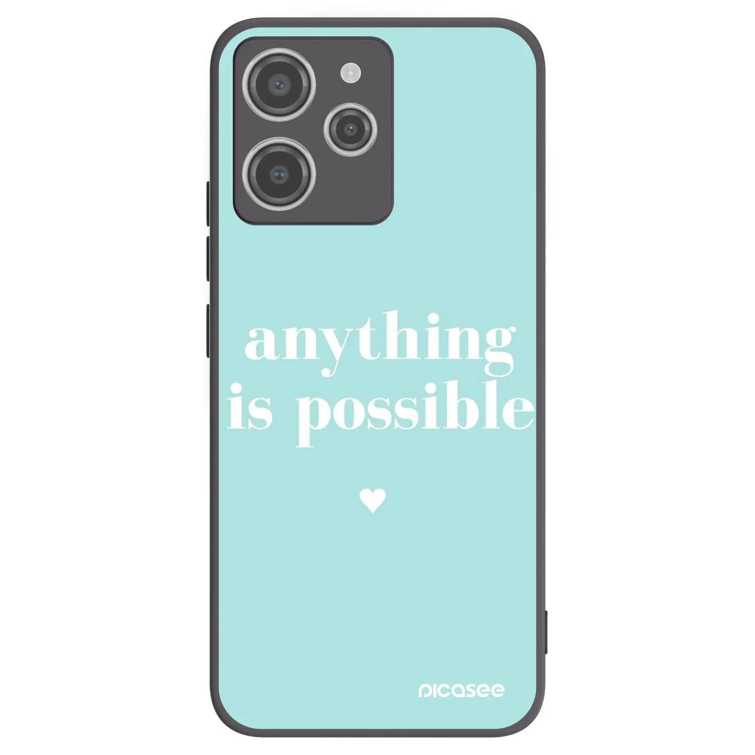 Picasee silikonový černý obal pro Xiaomi Redmi 12 4G - Anything is possible