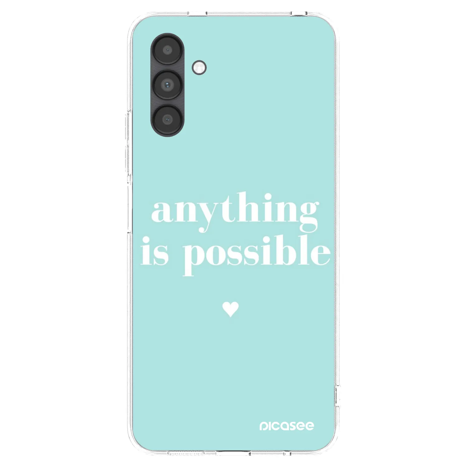 Picasee silikonový průhledný obal pro Samsung Galaxy A04s A047F - Anything is possible