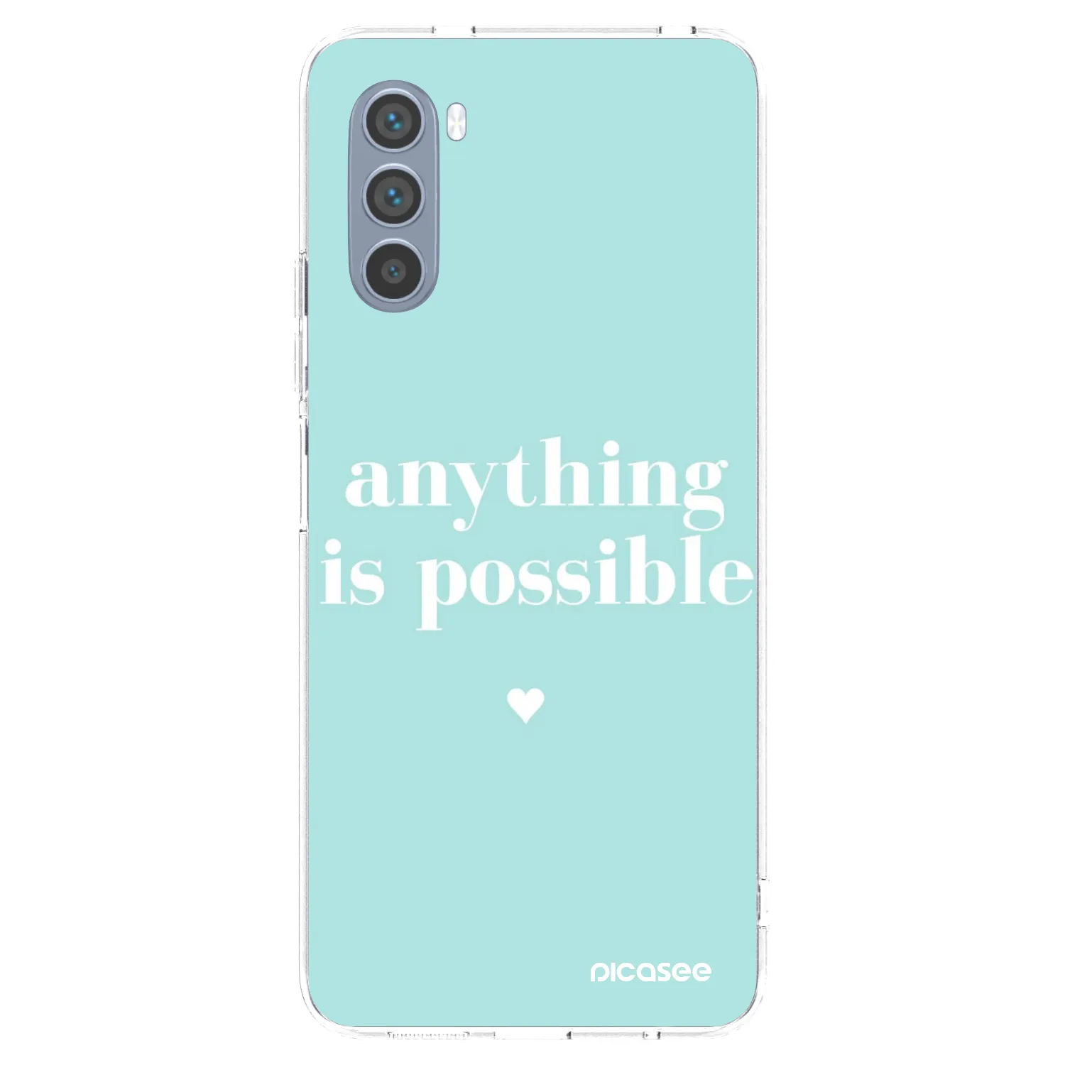 Picasee silikonový průhledný obal pro Motorola Moto G62 - Anything is possible