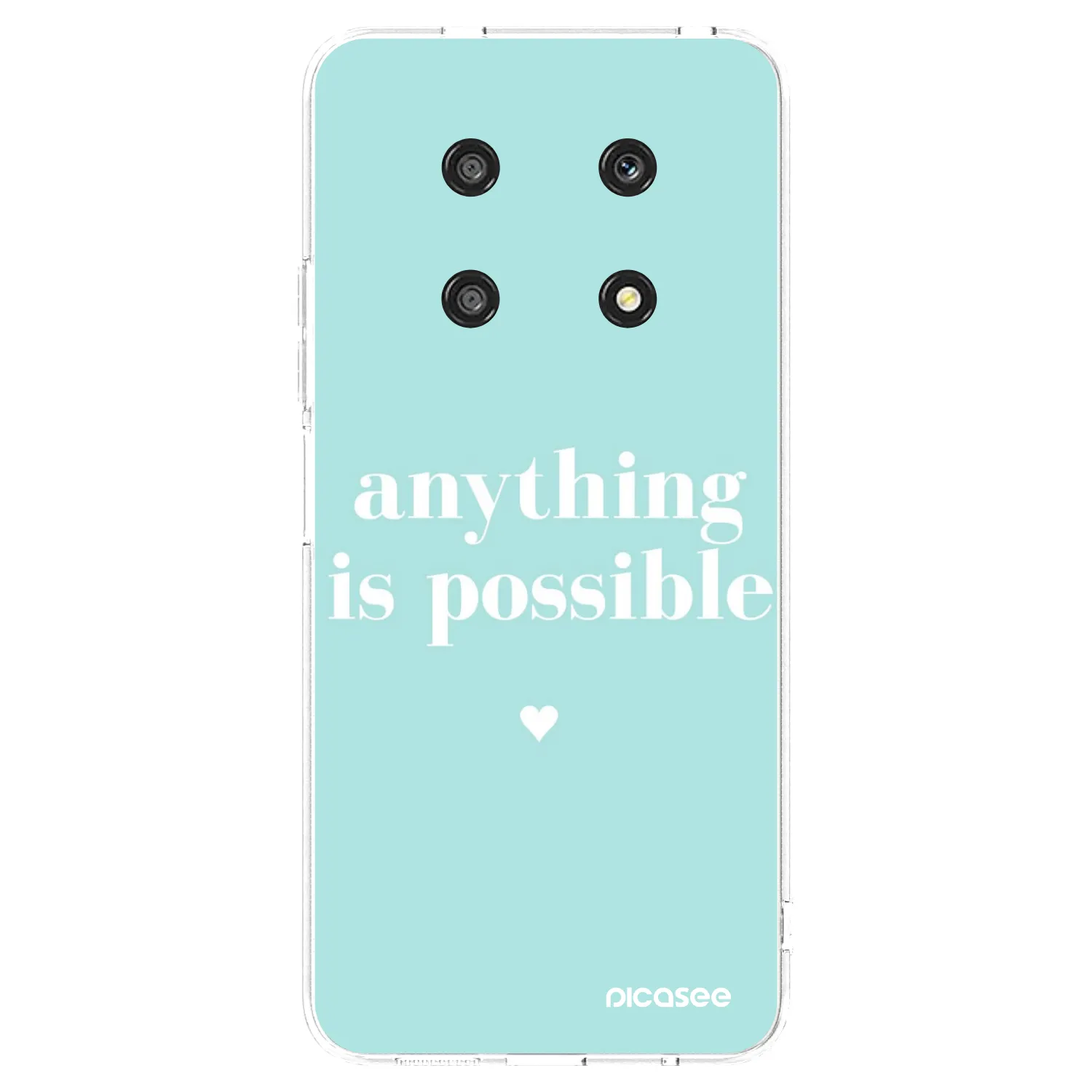 Picasee silikonový průhledný obal pro Honor Magic4 Lite 5G - Anything is possible