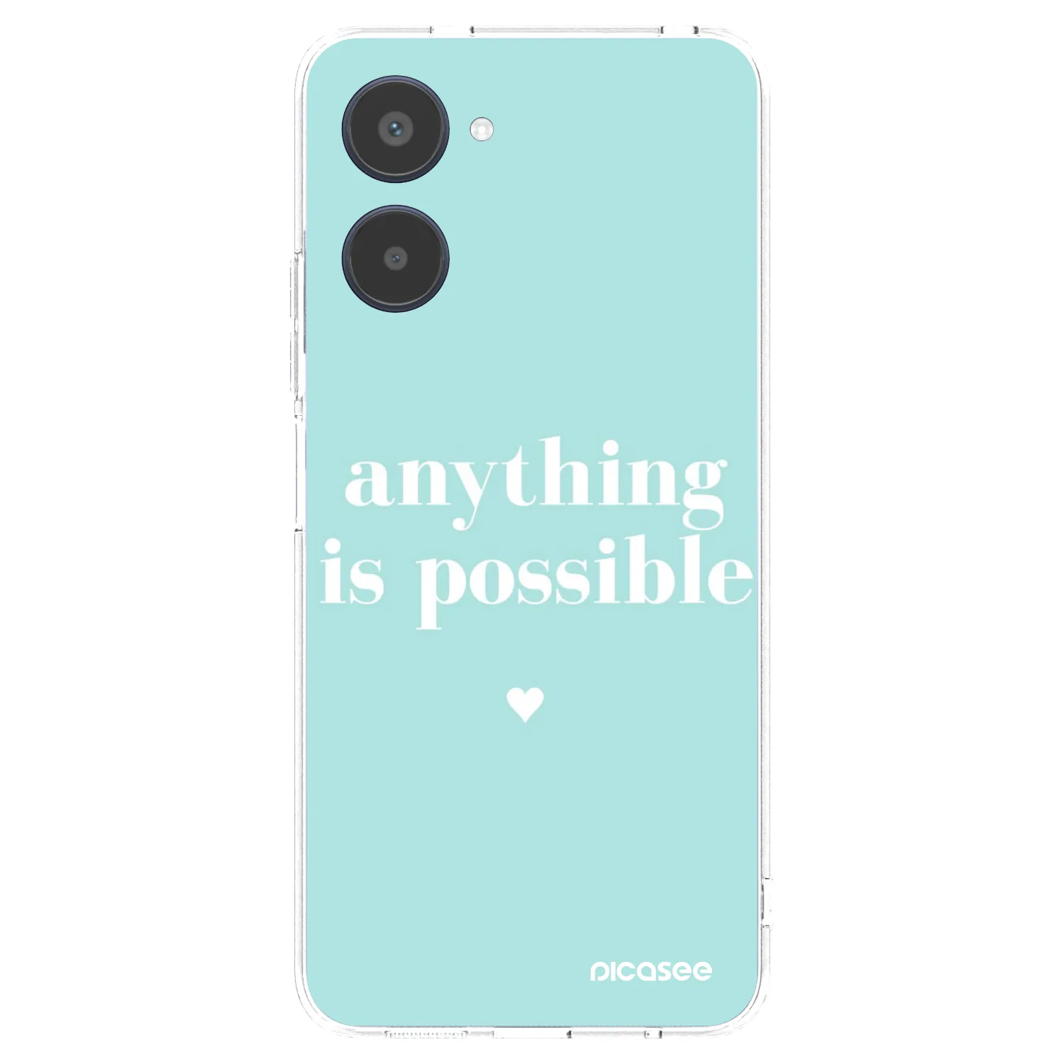 Picasee silikonový průhledný obal pro Realme 10 4G - Anything is possible