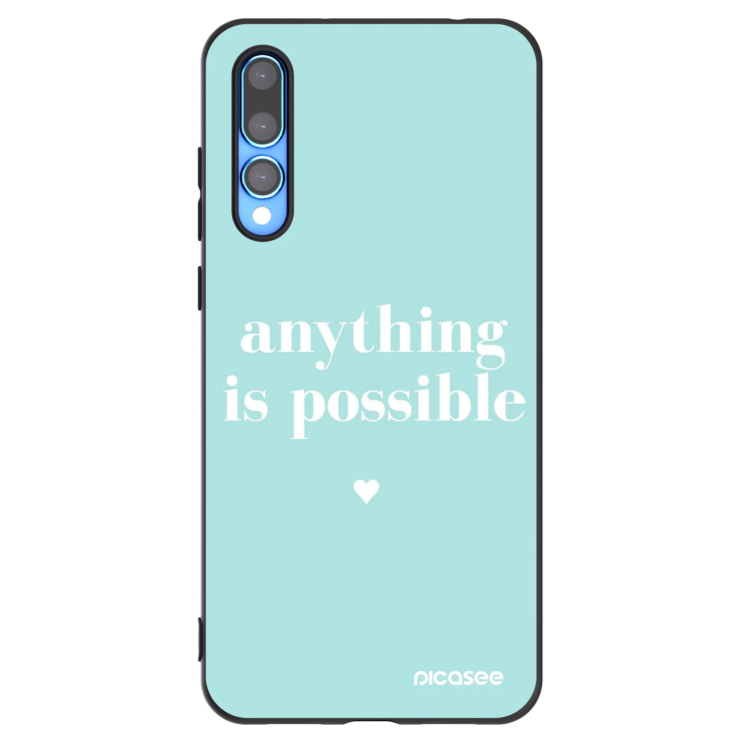 Picasee silikonový černý obal pro Huawei P20 Pro - Anything is possible
