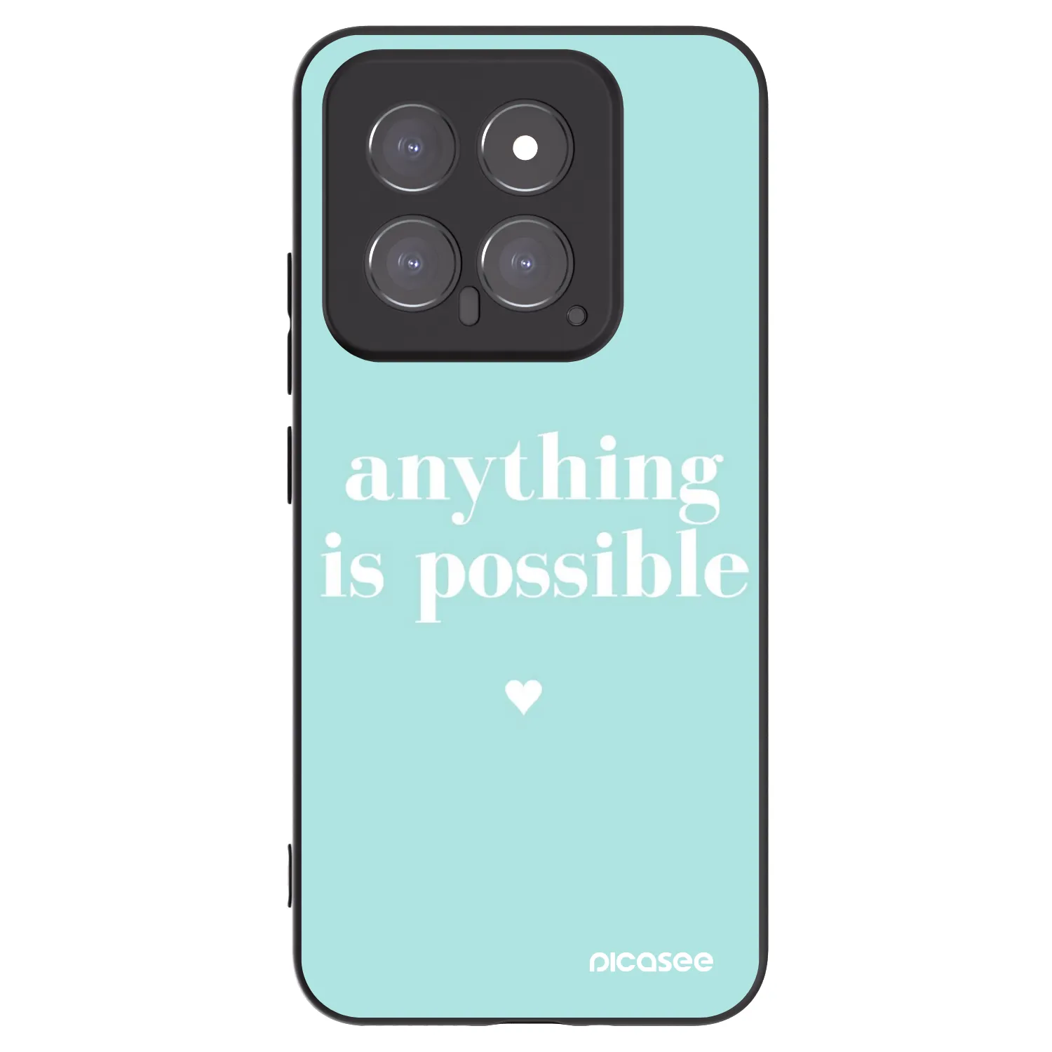 Picasee silikonový černý obal pro Xiaomi 14 - Anything is possible