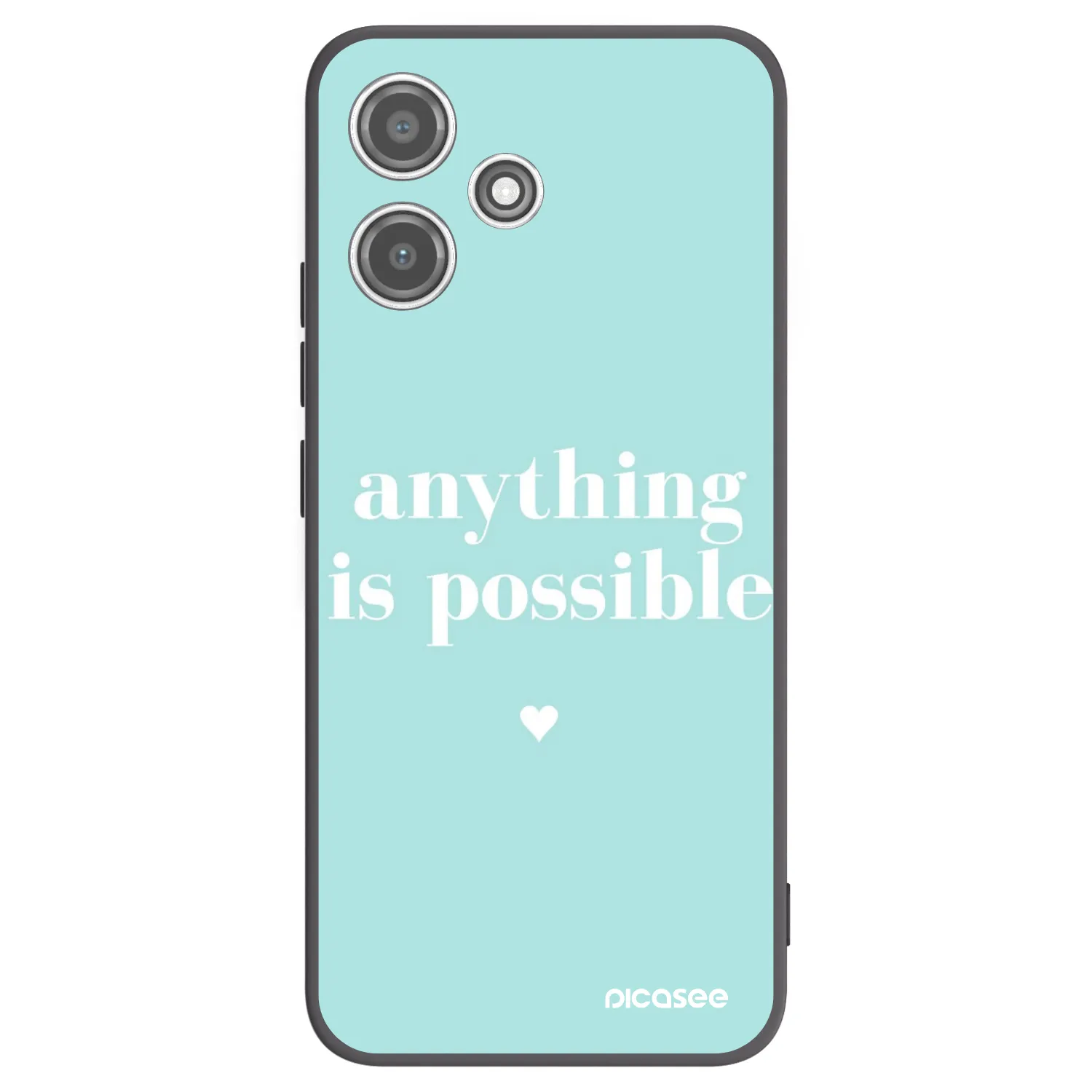 Picasee silikonový černý obal pro Xiaomi Redmi 12 5G - Anything is possible