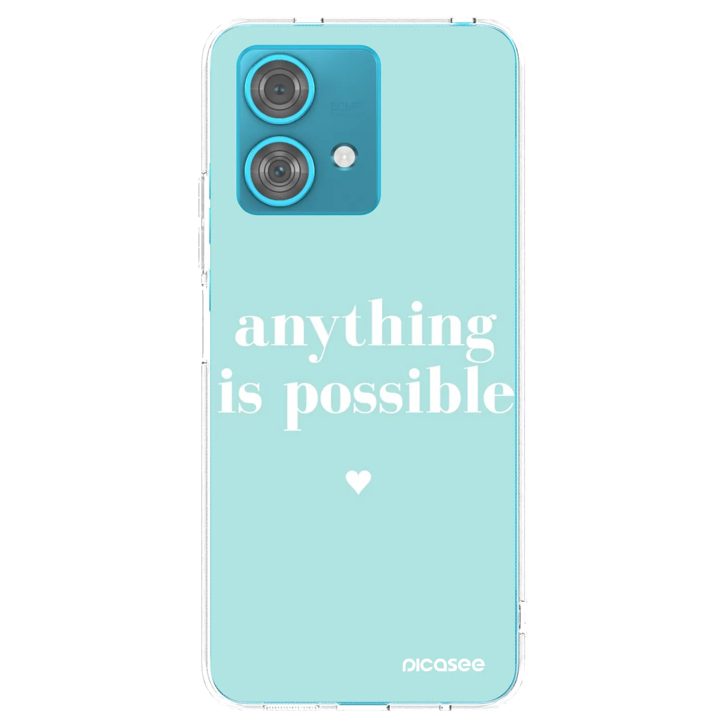 Picasee silikonový průhledný obal pro Motorola Edge 40 Neo - Anything is possible