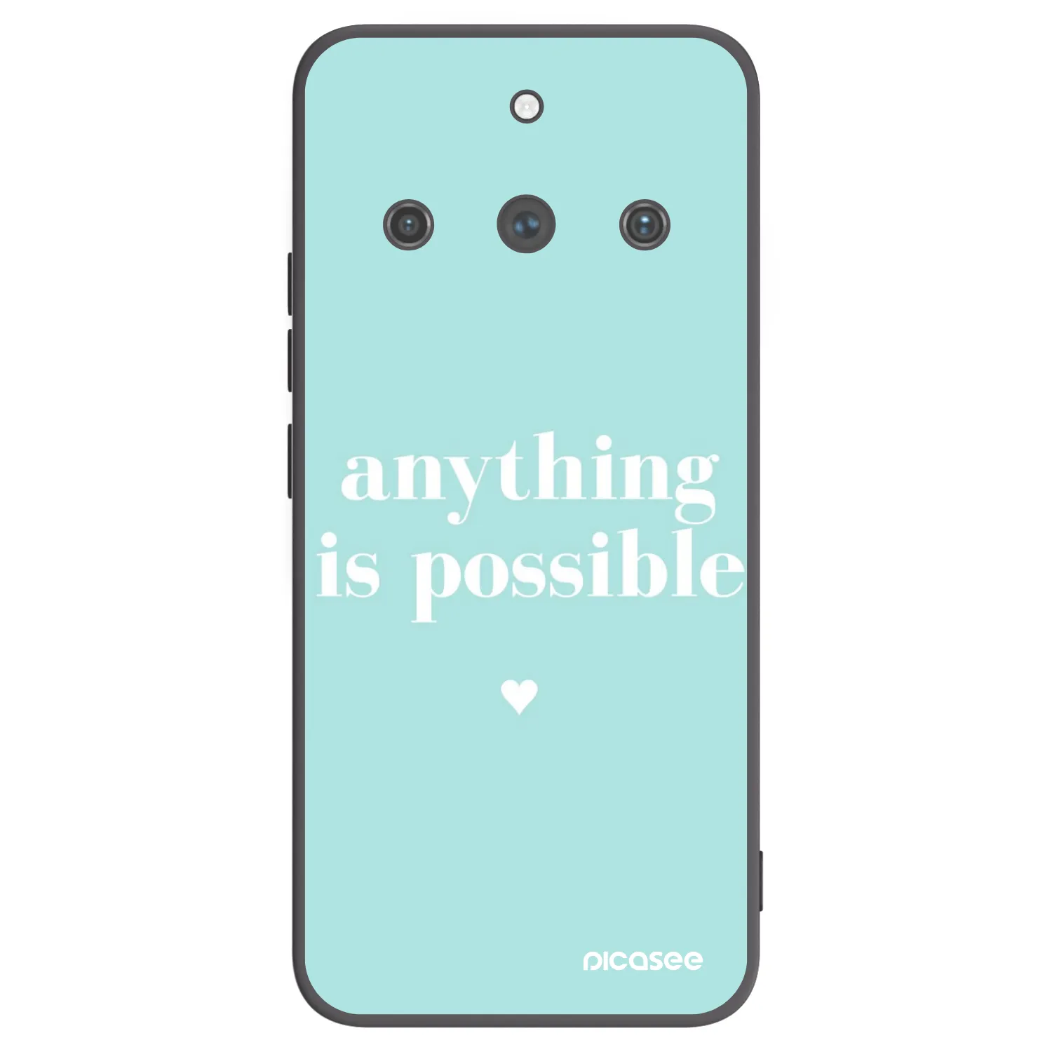 Picasee silikonový černý obal pro Realme 11 Pro+ - Anything is possible