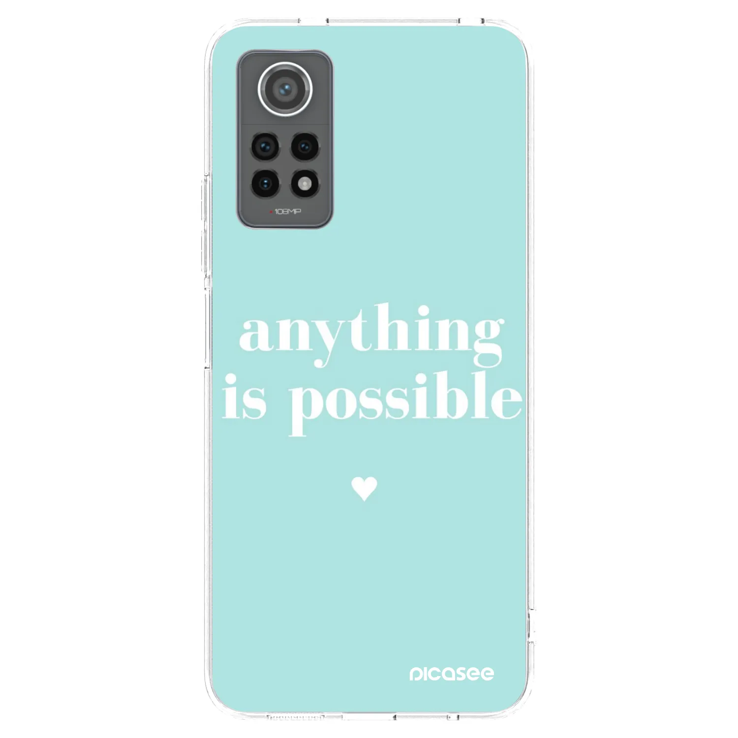 Picasee silikonový průhledný obal pro Xiaomi Redmi Note 12 Pro 4G - Anything is possible