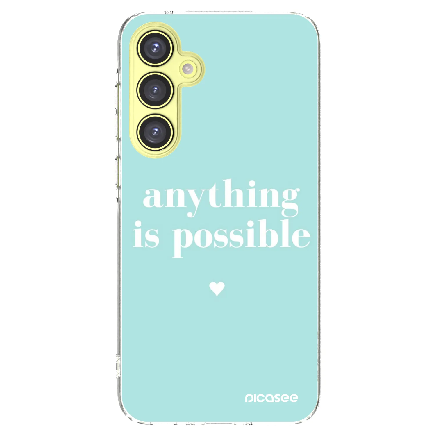 Picasee silikonový průhledný obal pro Samsung Galaxy A35 5G A356B - Anything is possible