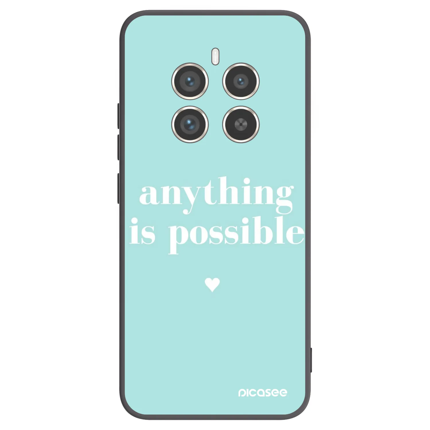 Picasee silikonový černý obal pro Realme 12 Pro 5G - Anything is possible